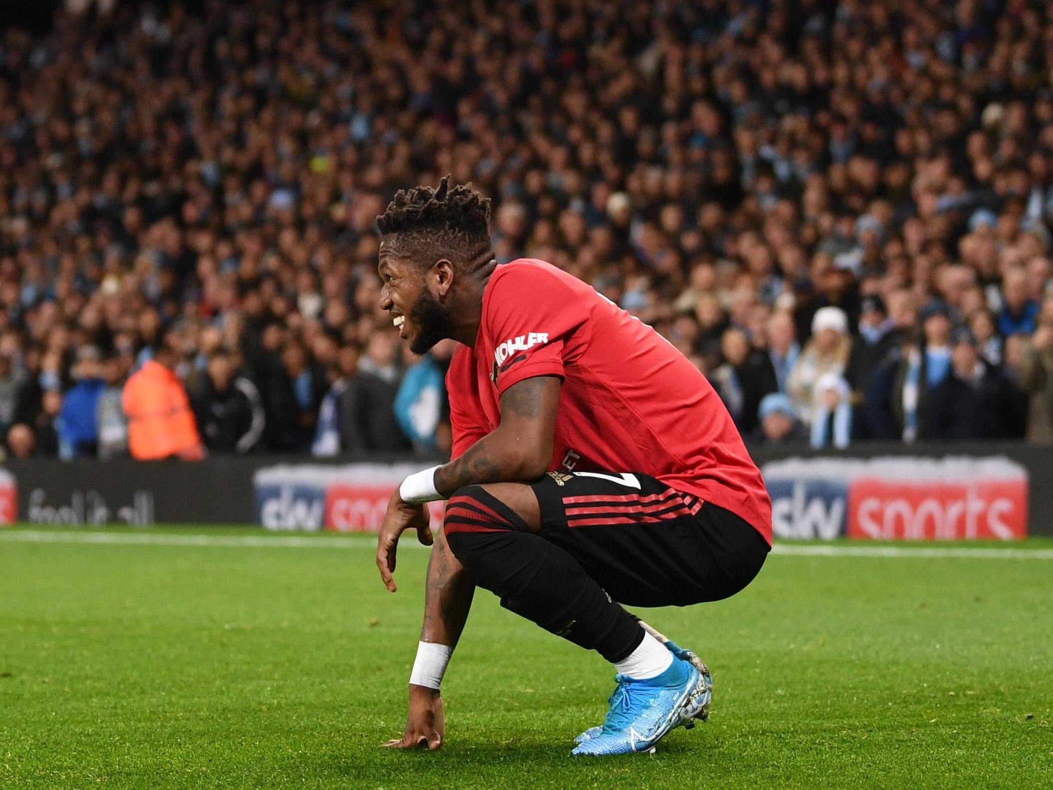 Fred has reported suffering from racist abuse in the Manchester derby