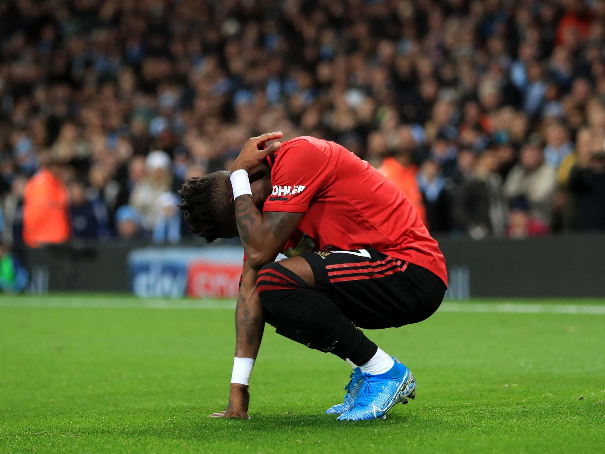 Fred received alleged racist abuse at the Etihad