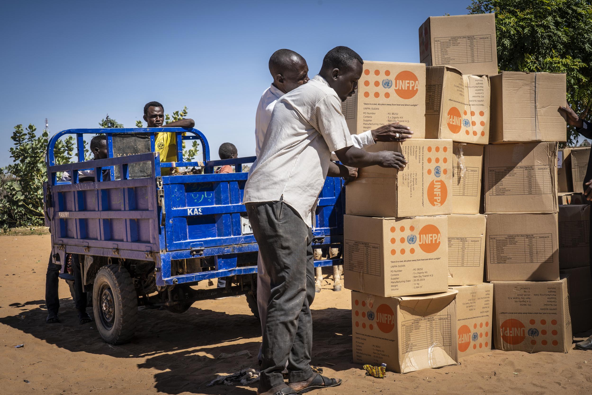 Residents of Zamzam camp say there is not enough aid and many are going hungry