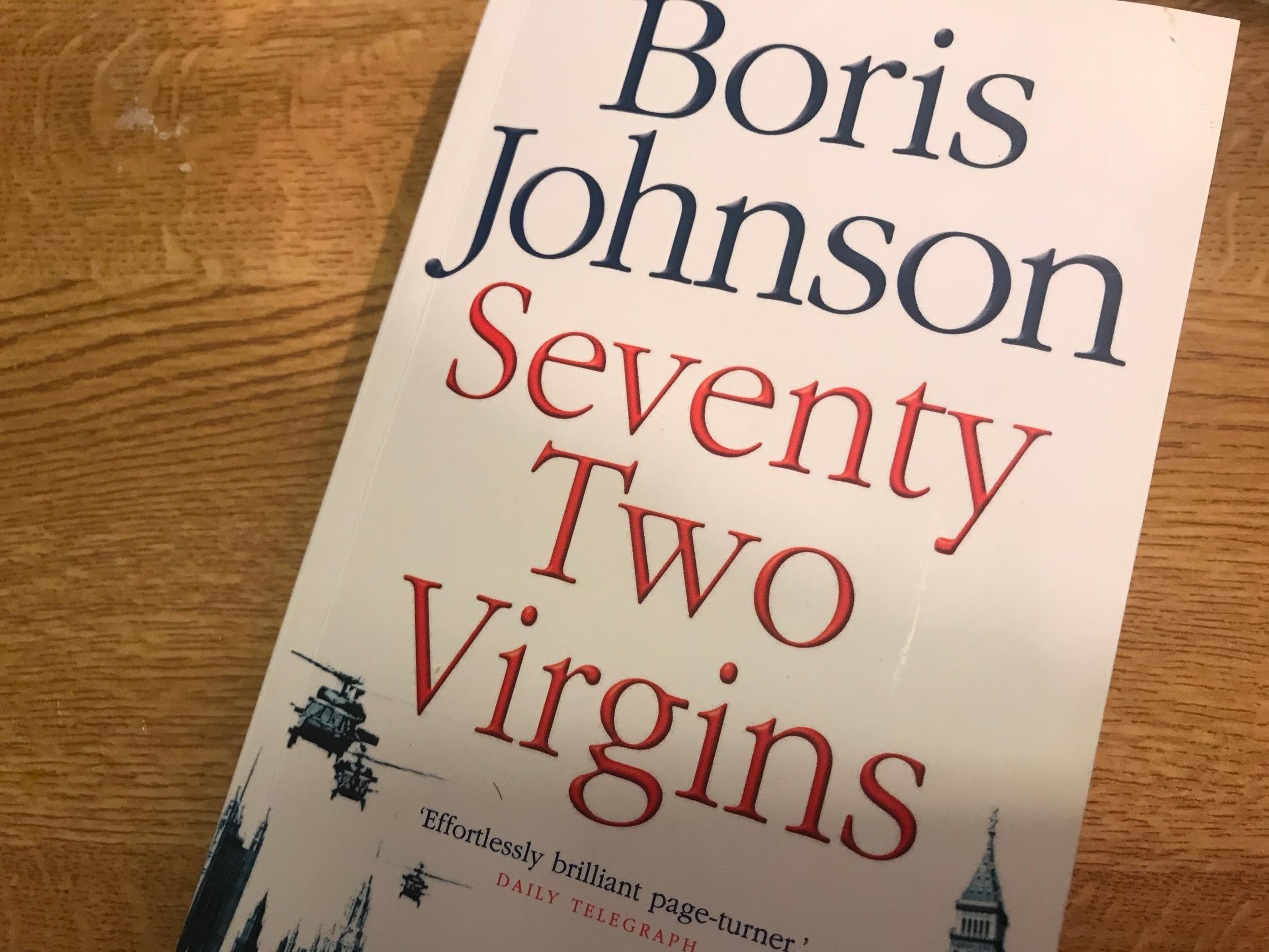 The book was written while Mr Johnson was a Tory MP