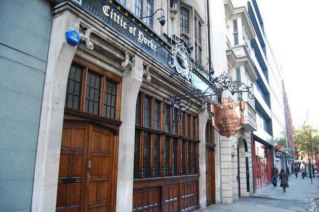 Historical venues like the Cittie of York in Holborn are an important part of the capital’s cultural heritage