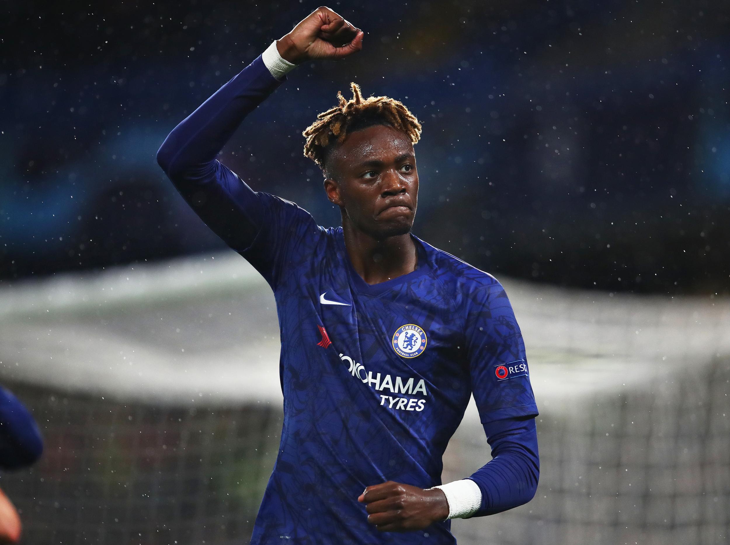 Abraham put Chelsea on their way before a late scare