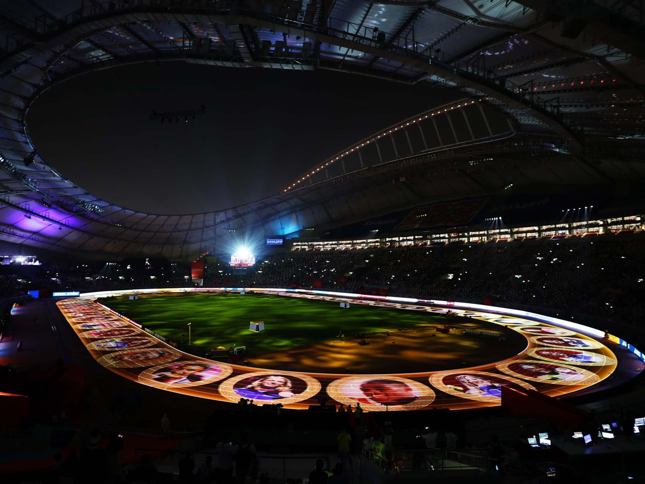 The Khalifa International Stadium hosted the World Athletics Championships