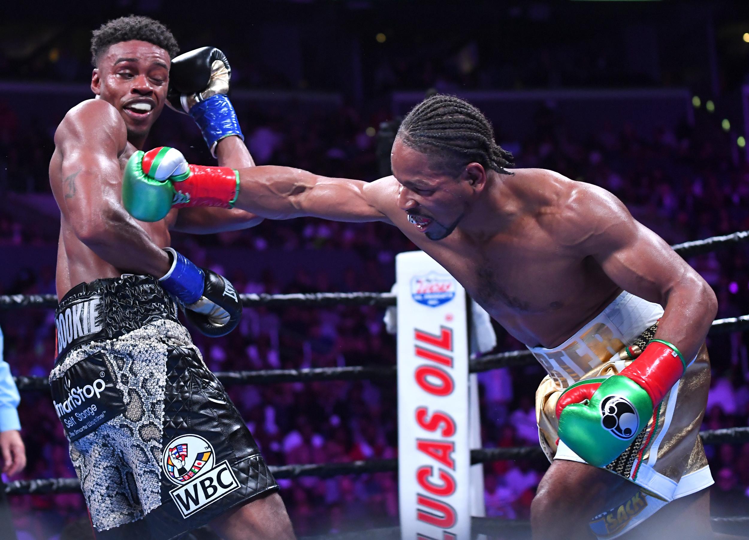 Errol Spence Jr and Shawn Porter put on a show (Getty)