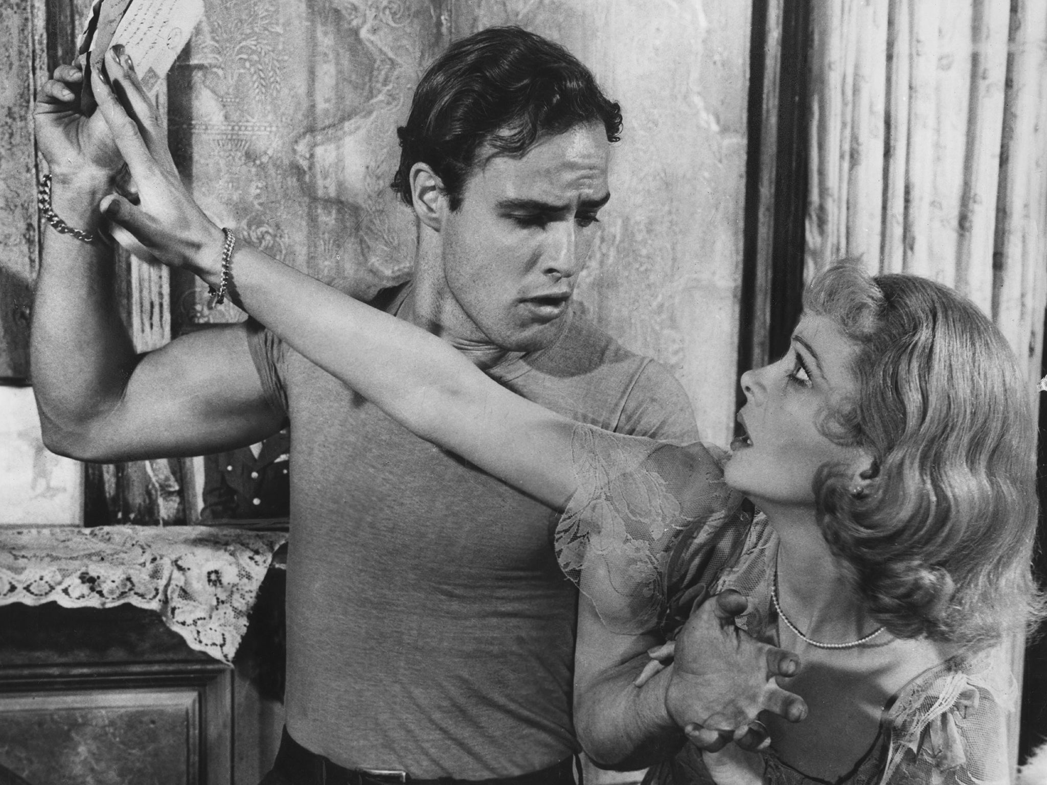 Brando got the first of four successive Best Actor Oscar nominations for ‘Streetcar’ (Rex)