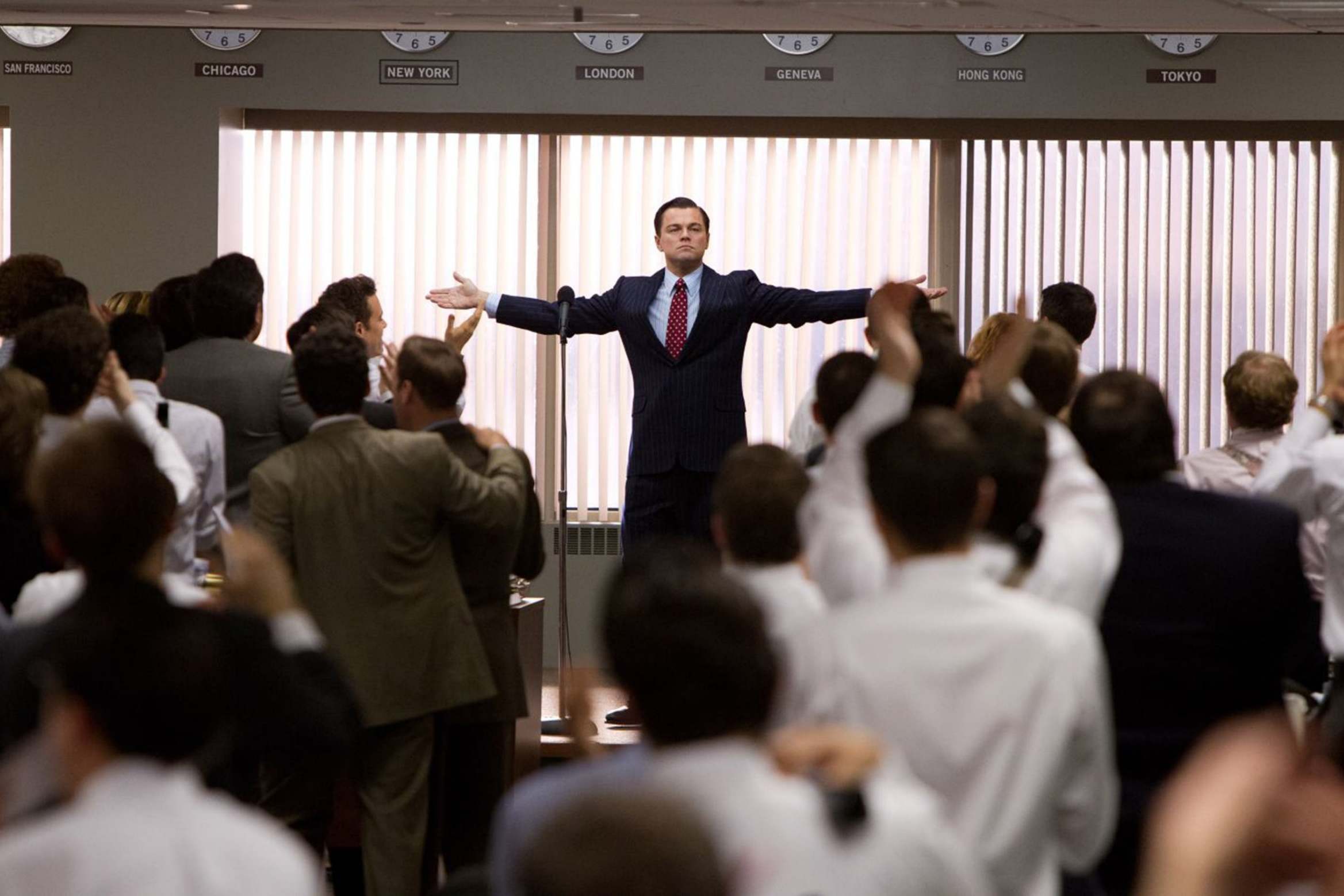 It’s worth remembering ‘The Wold of Wall Street’ sees Leonardo DiCaprio at his best