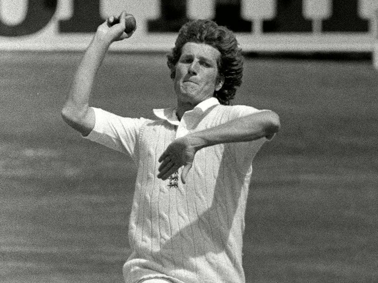 The cricketing great taking on Australia at Headingley in 1981, in what would be a famous England victory