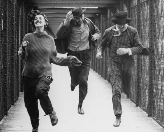 The famous bridge scene from Truffaut’s 1962 classic ‘Jules et Jim’