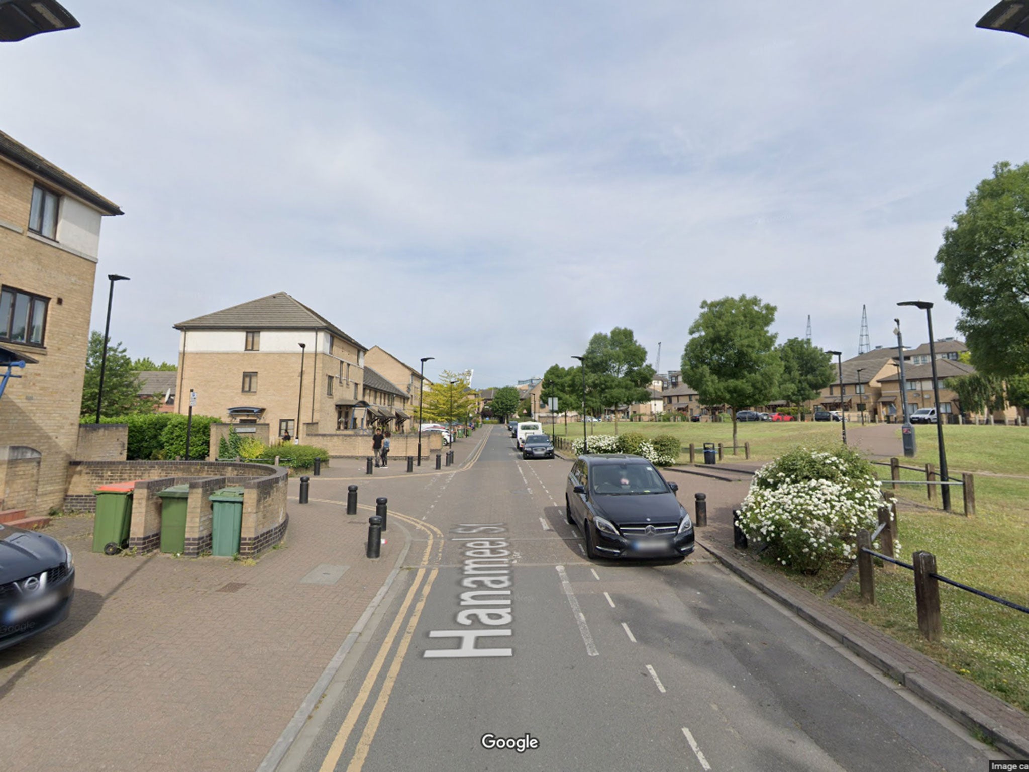 The stabbing happened on Hanameel Street in Newham