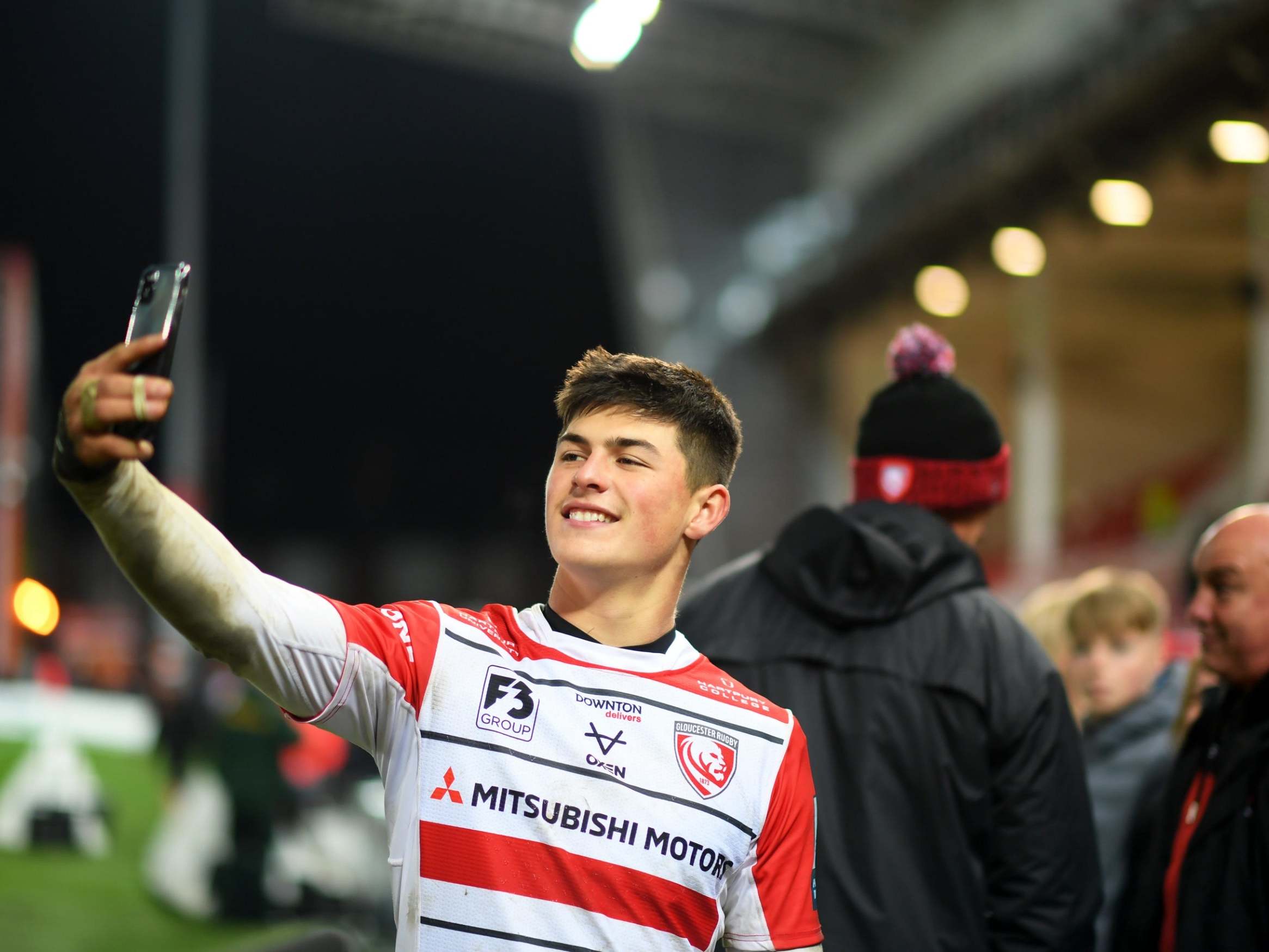 The 18-year-old now has four tries since making his Gloucester breakthrough