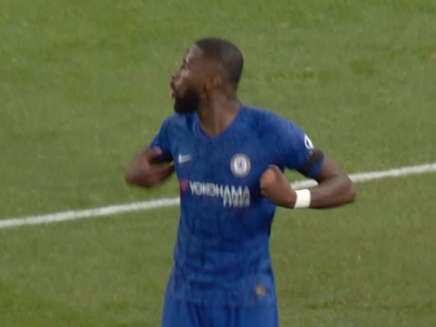 Antonio Rudiger claimed he was targeted by fans making monkey gestures