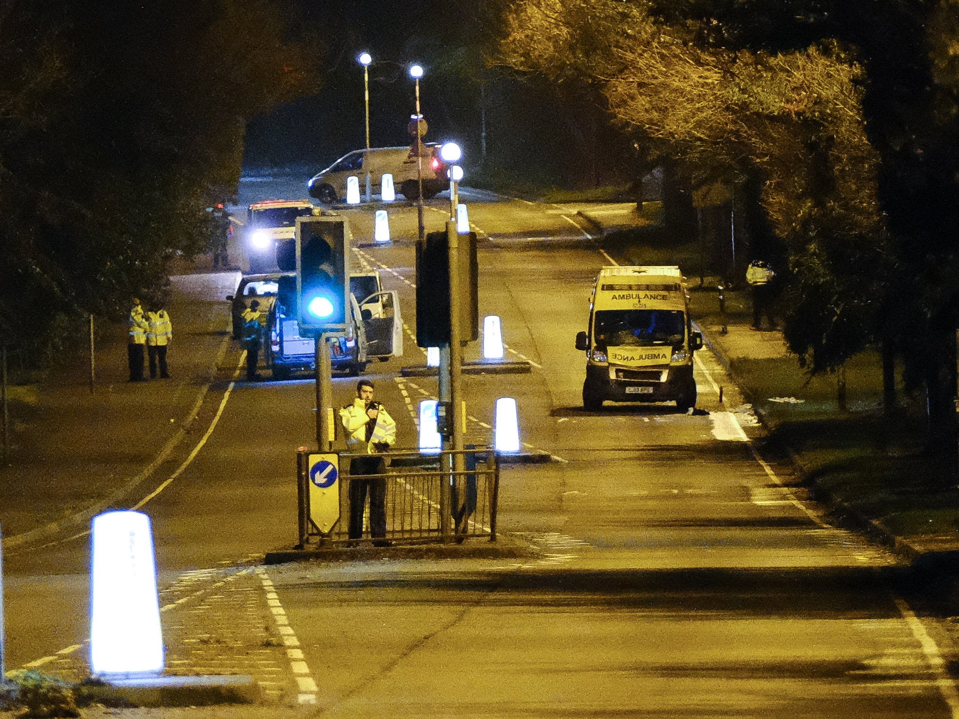 A young girl has been hit by an ambulance in Nottinghamshire