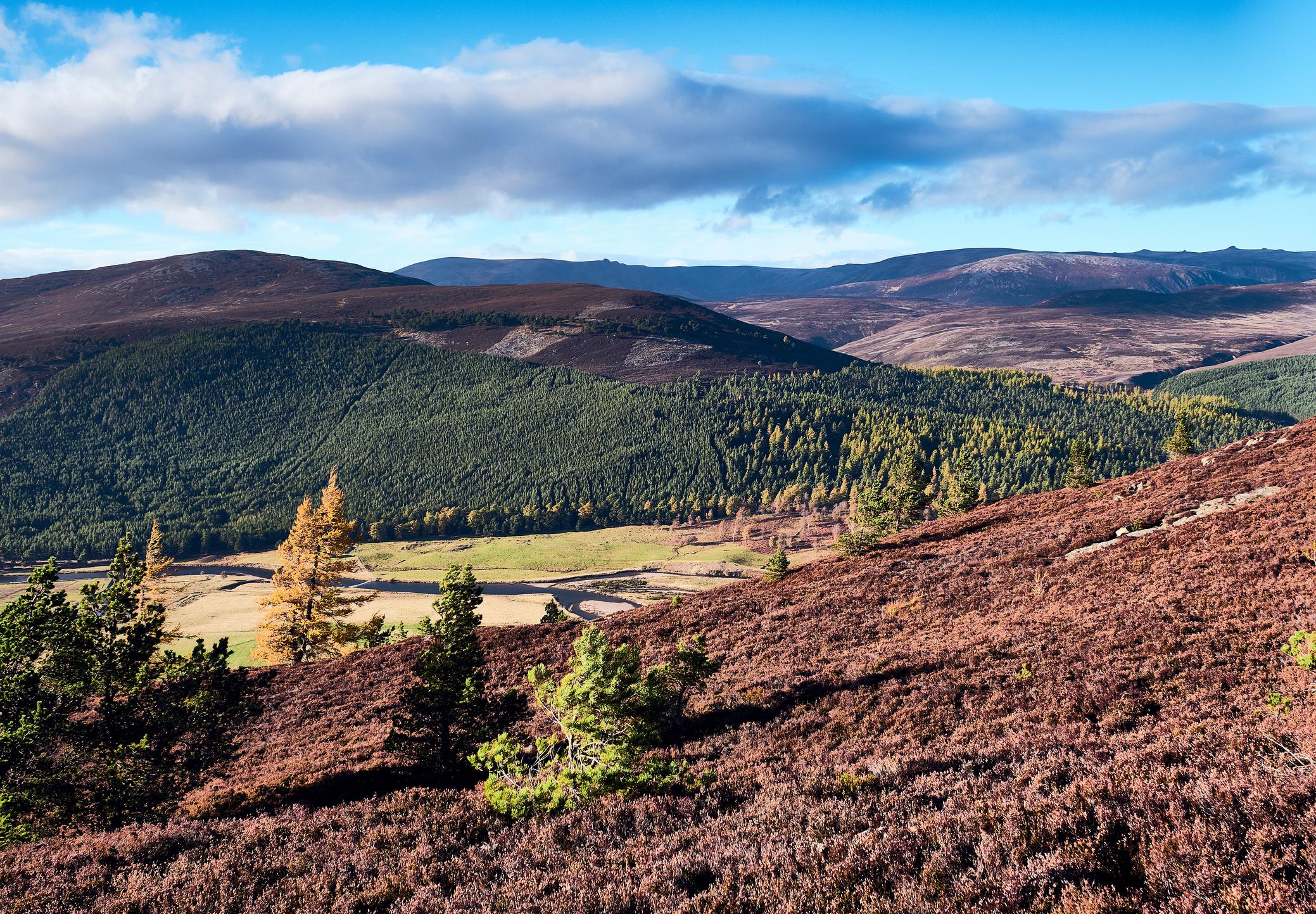 Swap busy Ben Nevis for the scarcely-smaller Ben Macdui, Scotland’s second highest peak at 4,295ft, and scale CairnGorm – which ranks sixth – for good measure. Twelve miles long and likely to take eight to nine hours, a rollercoaster of a hike bagging both begins from the Cairngorm Ski Centre car park. You’ll shadow a run down Cairn Gorm, cross heathery moors and flank the small Coire an Lochain water (walkhighlands.co.uk).
