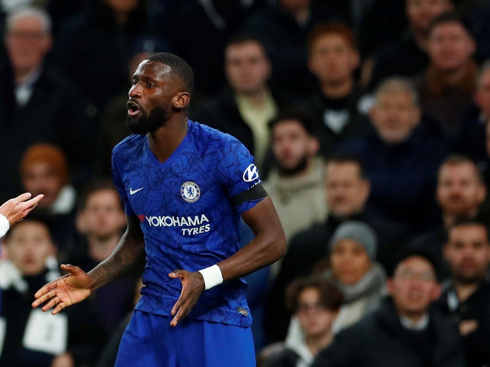 Antonio Rudiger was allegedy racially abused at the Tottenham Hostpur Stadium
