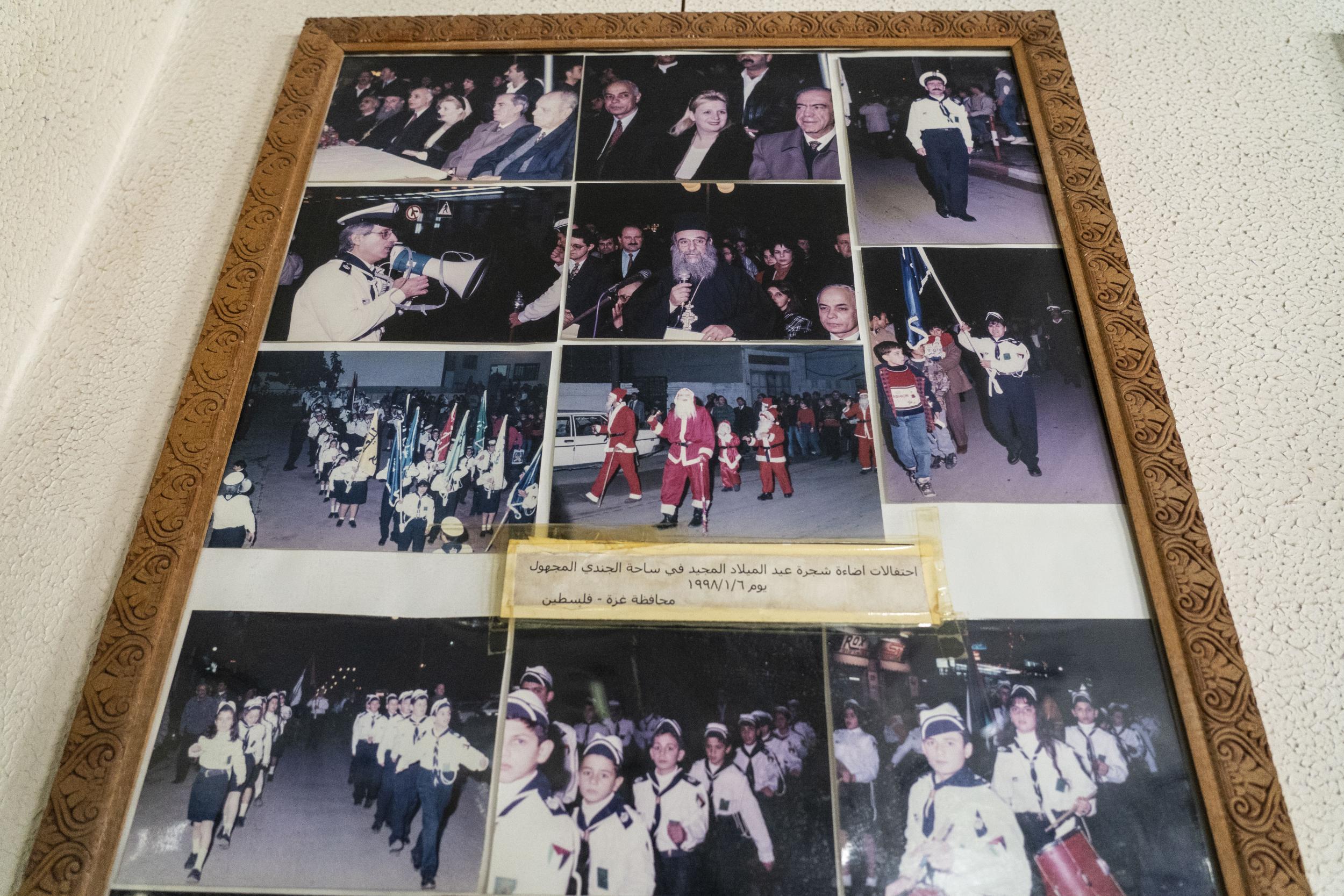 Photos of Christmas in Gaza in 1998 where Santa parades were permitted before Hamas ran the enclave