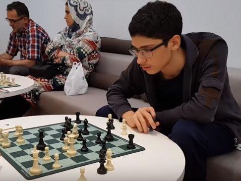 Alireza Firouzja, 16, is the world's second-highest rated junior player