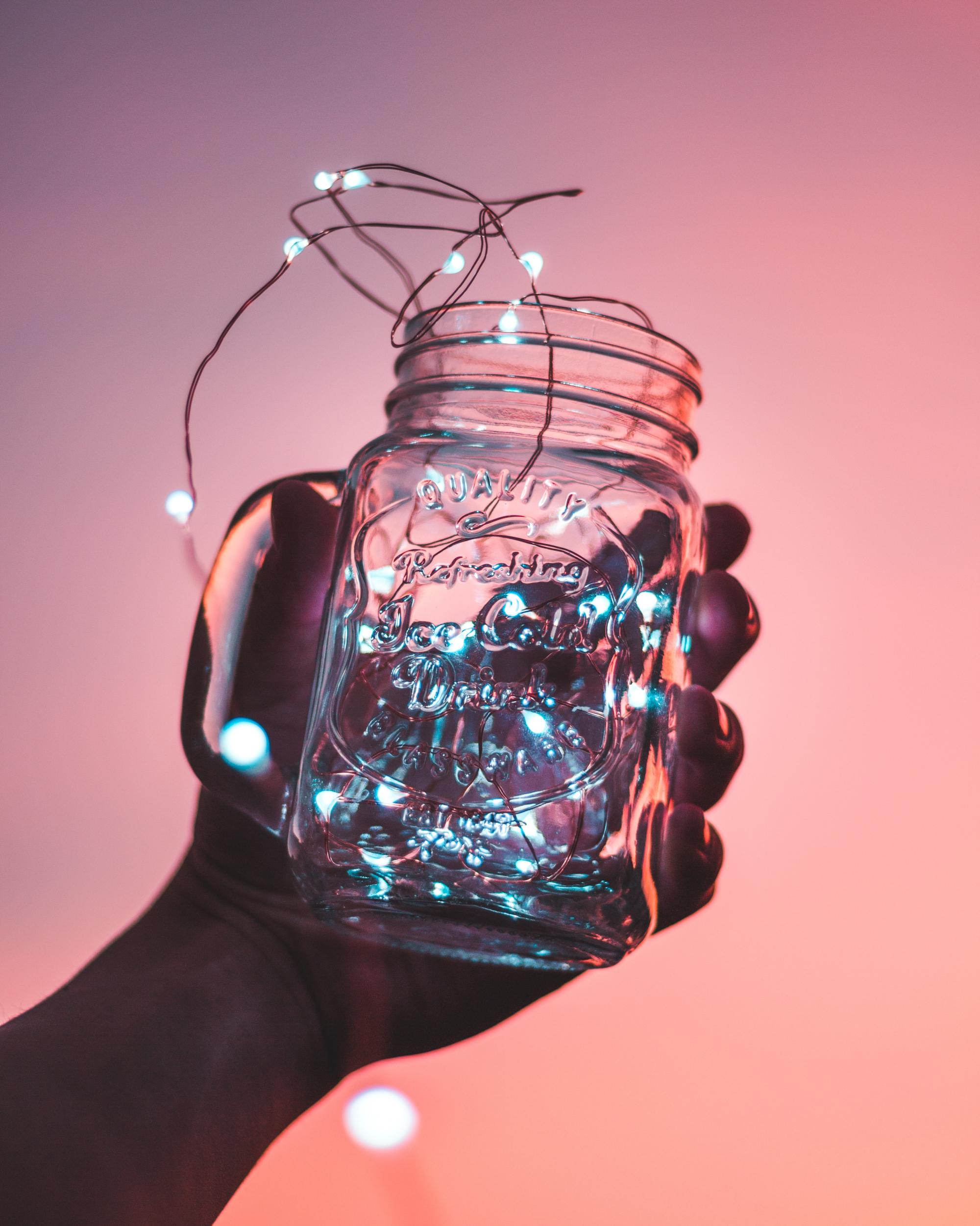 A jar of light