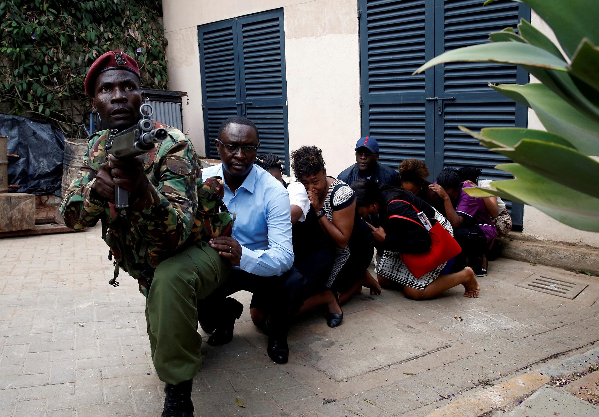 An attack on a hotel complex in Nairobi in January left 21 people dead