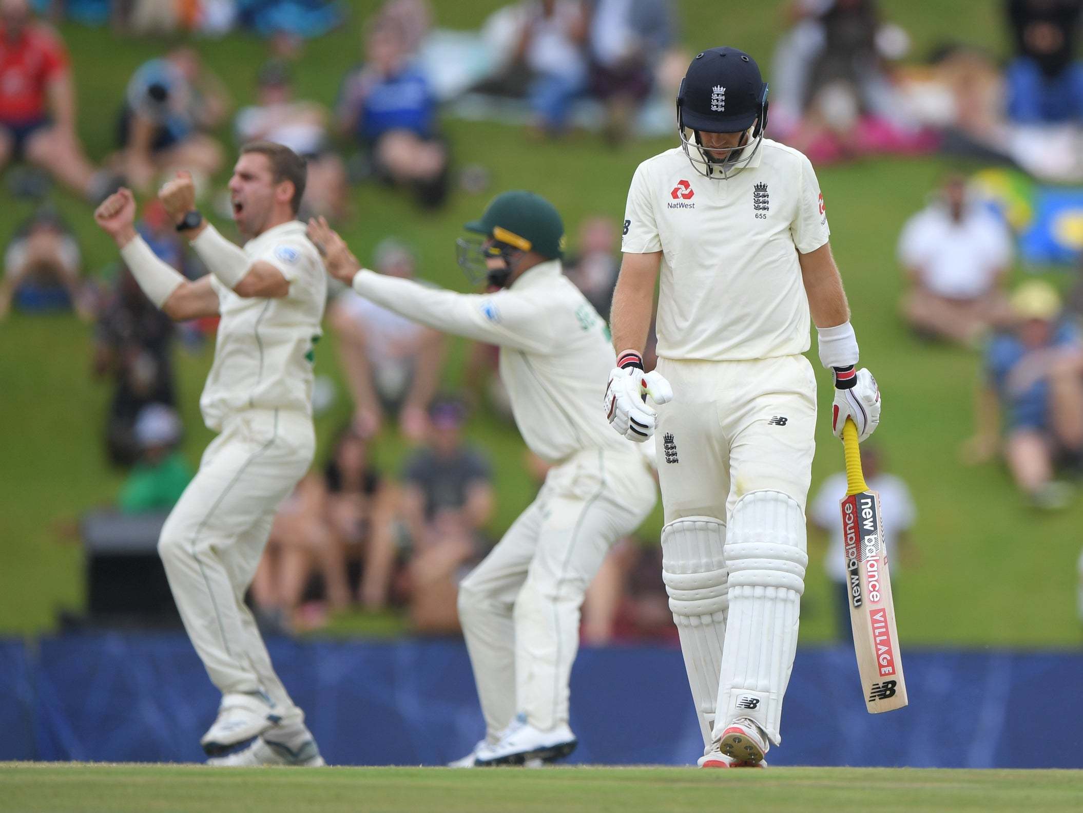 England fell to defeat in the first Test of the series