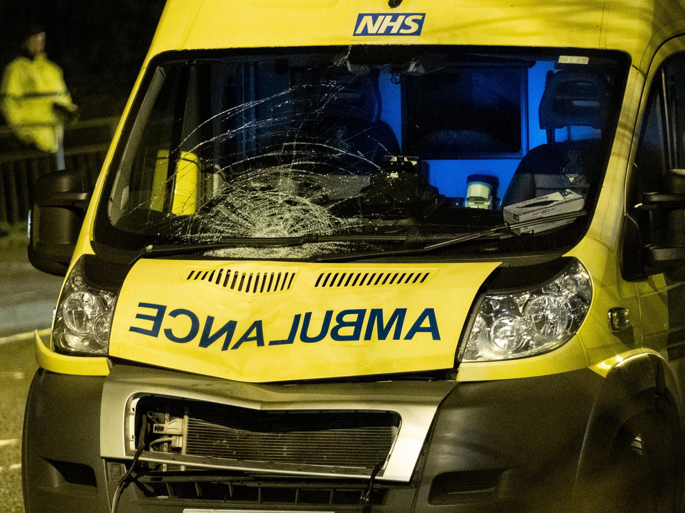 The ambulance struck the girl on Low Wood Road in Bulwell on 22 December