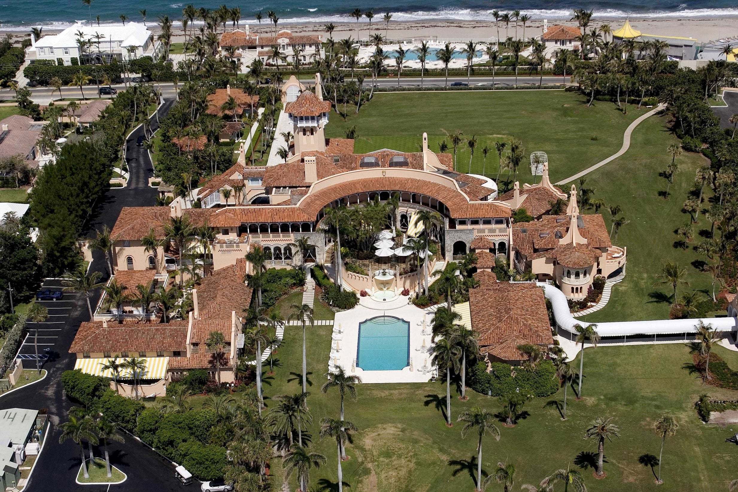 Donald Trump’s Palm Beach mansion, one of several properties acquired by a trust linked to Rybolovlev’s daughter