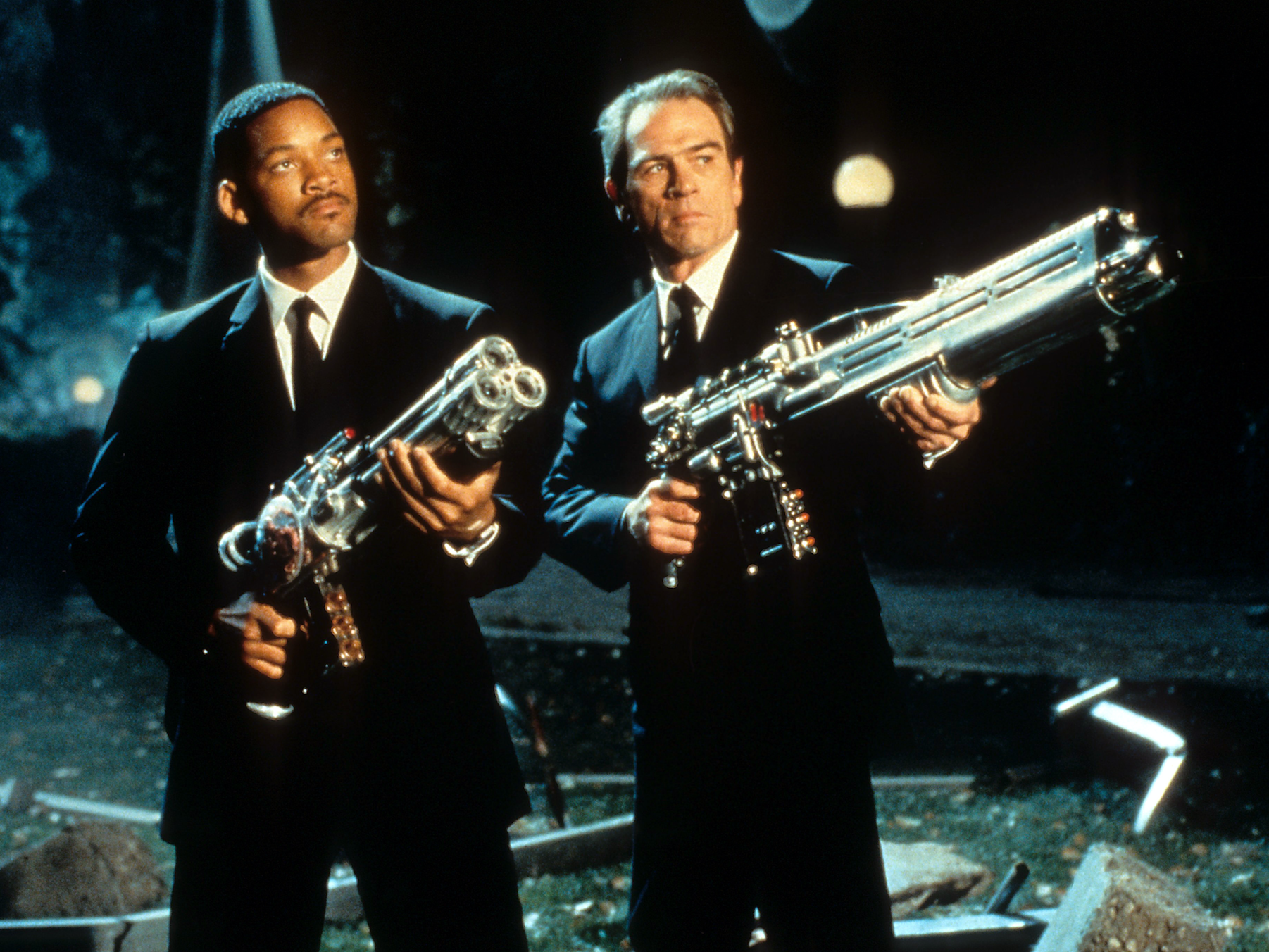 Smash hits: Alongside Tommy Lee Jones in 1997’s ‘Men in Black’