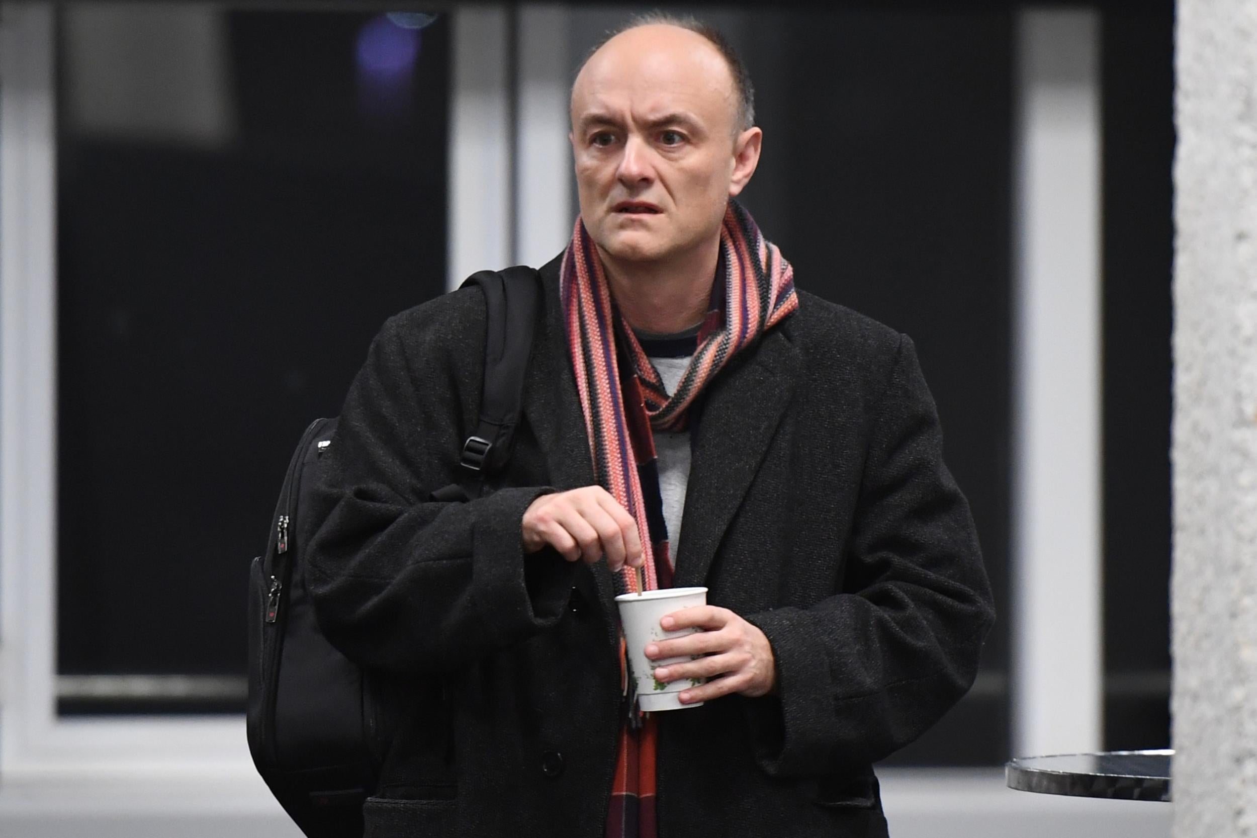 Unfair dismissal claim after Cummings had aide frogmarched out