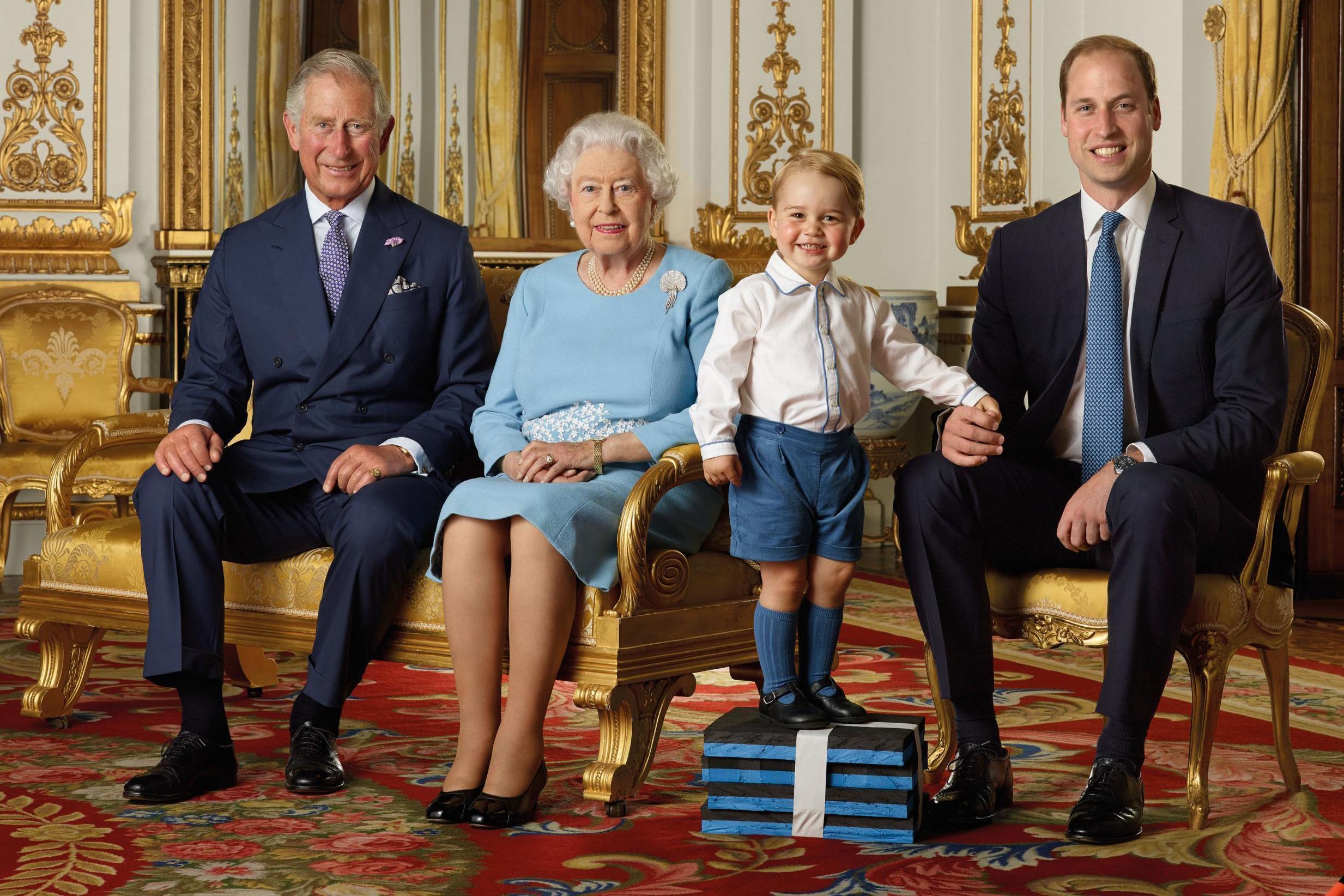 The first portrait of the four royals was released in 2016 (Ranald Mackechnie/PA Wire)