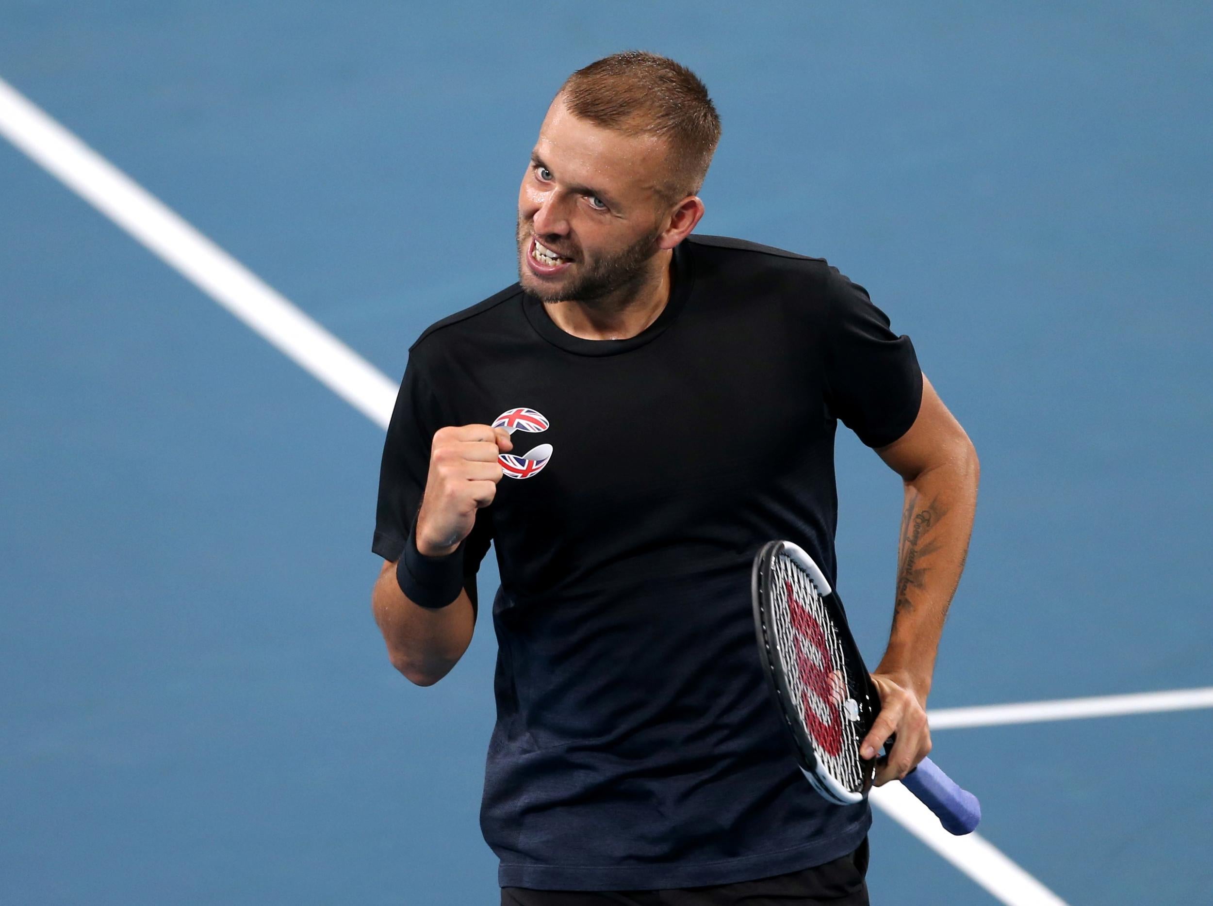 Dan Evans stunned David Goffin