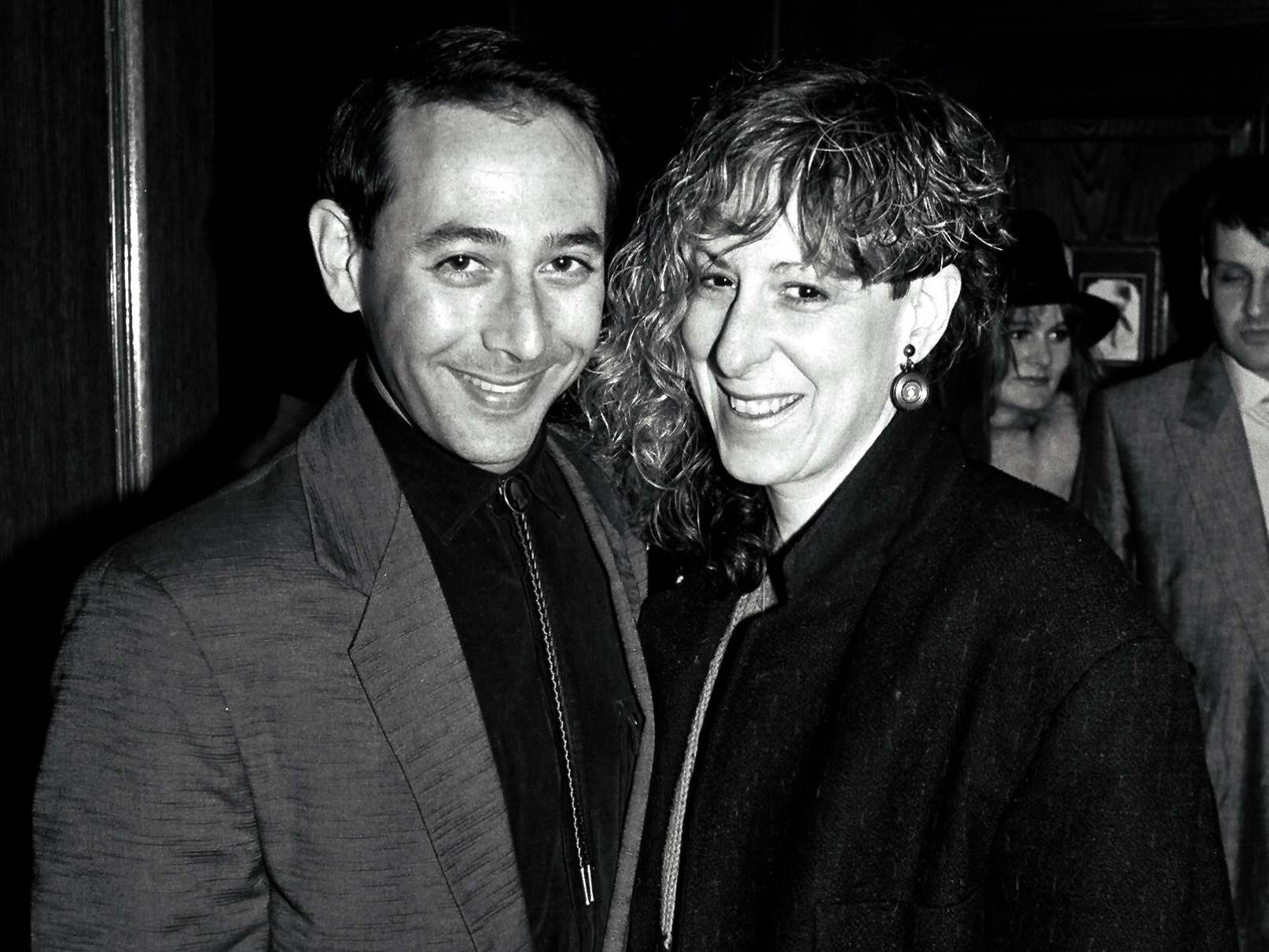 Willis with Paul ‘Pee-wee Herman’ Reubens in 1982