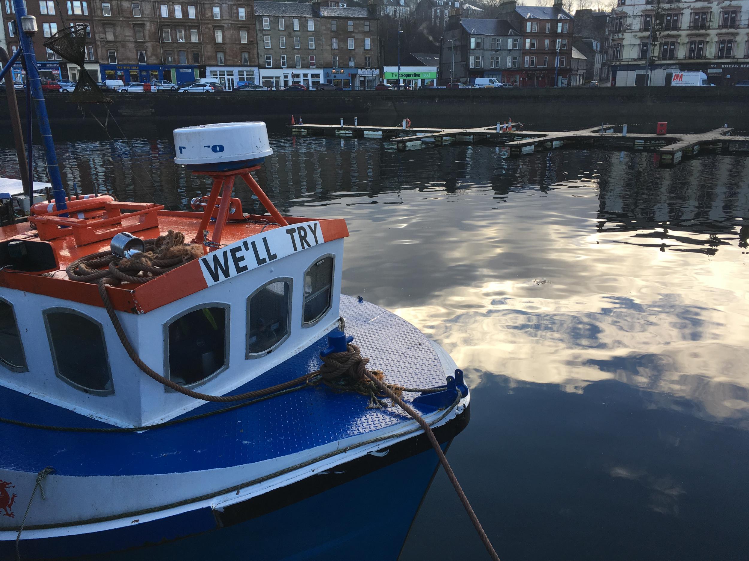 Bute force: the harbour at Rothesay, where ferry services are currently disrupted