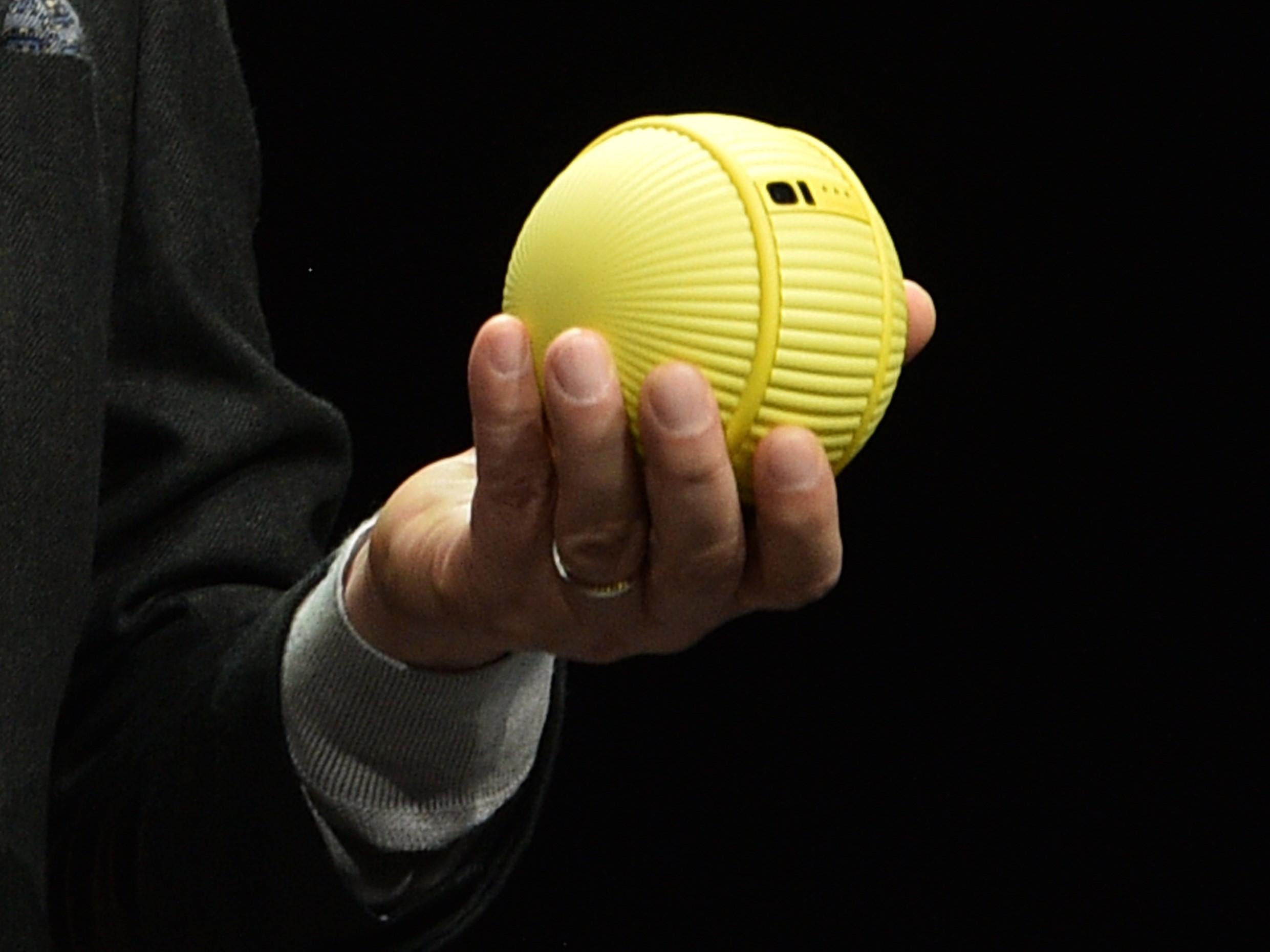 Samsung's AI companion robot Ballie at CES on 6 January, 2020 in Las Vegas