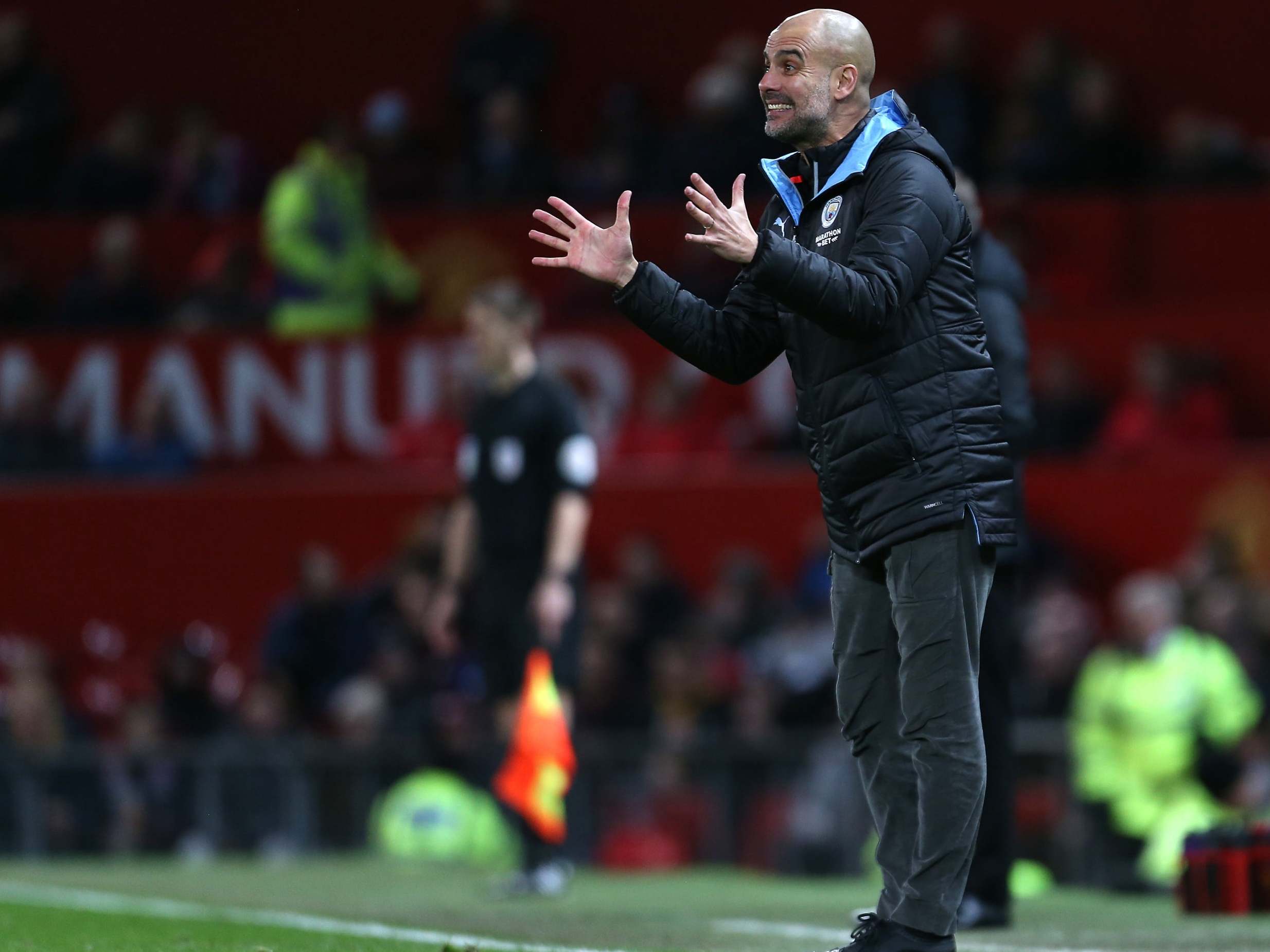 Pep Guardiola is refusing to allow Manchester City to get ahead of themselves after beating United