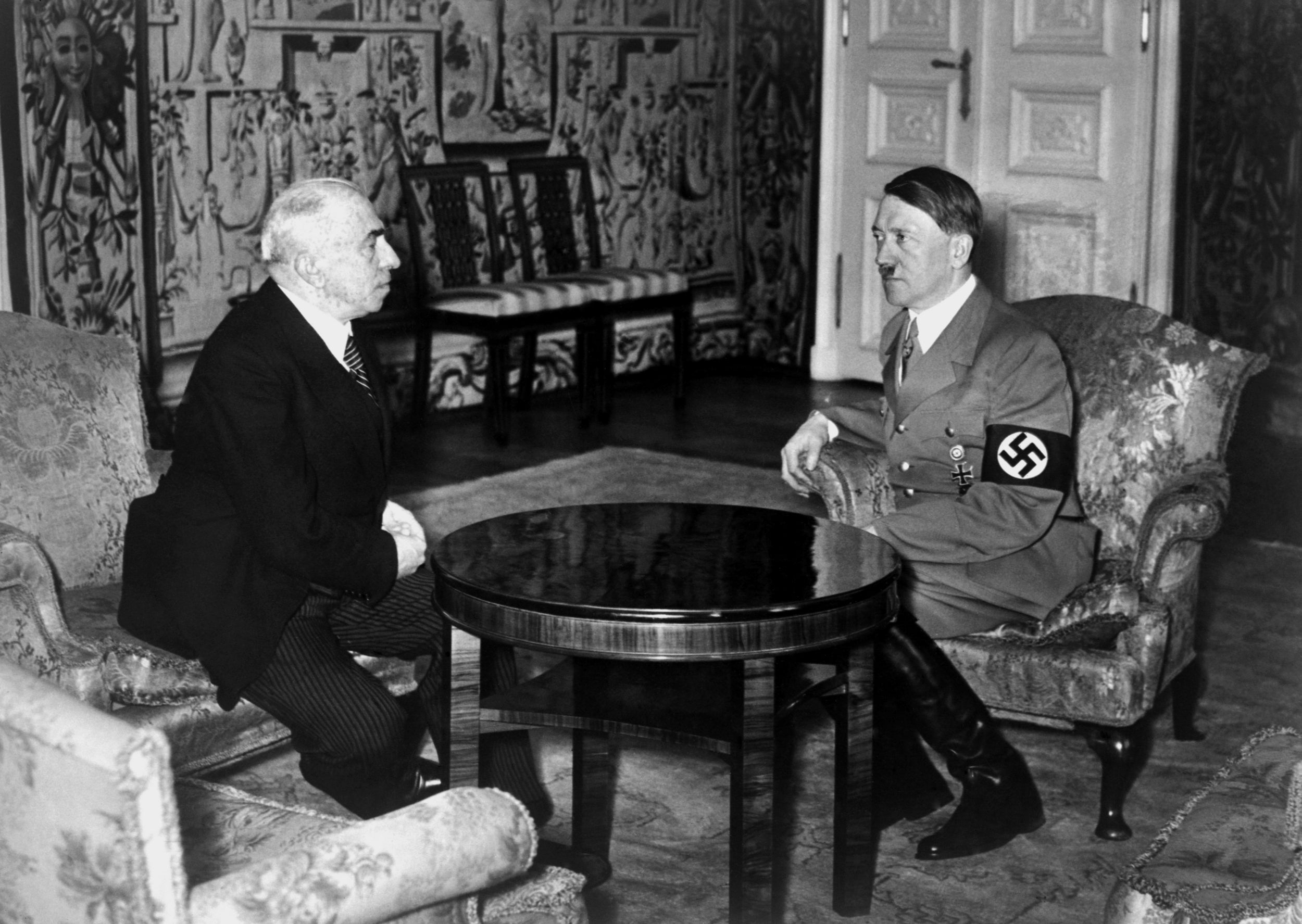 Berlin, March 1939: Hitler informs Czech president Emil Hacha of Germany’s imminent invasion of Czechoslovakia