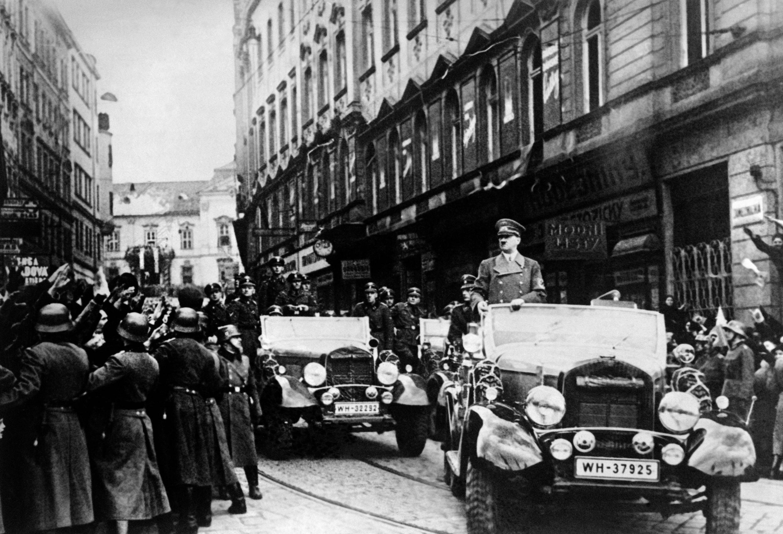 Hitler bowls into Prague in 1939 and the Nazis seize Lata’s land. She had humiliated his country’s horsemen and had to be punished