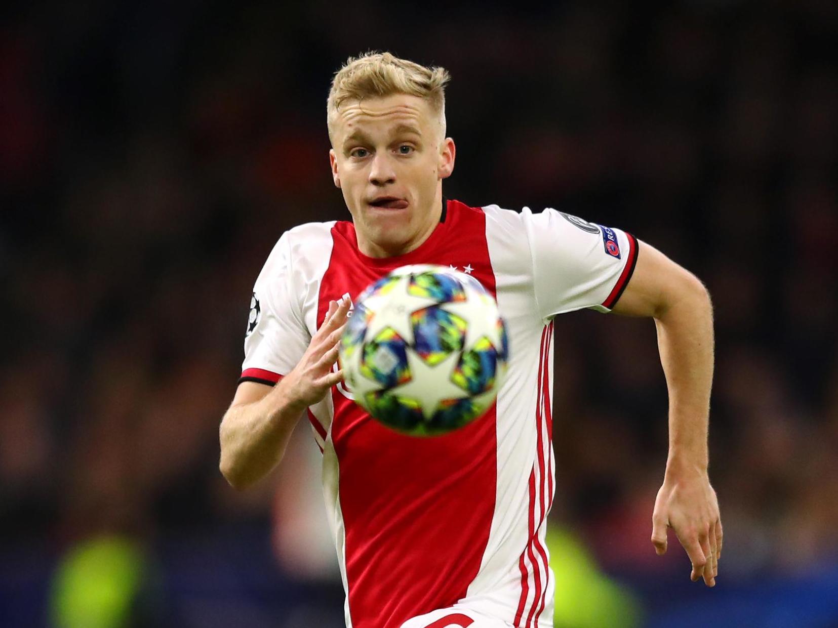 Donny van de Beek of Ajax