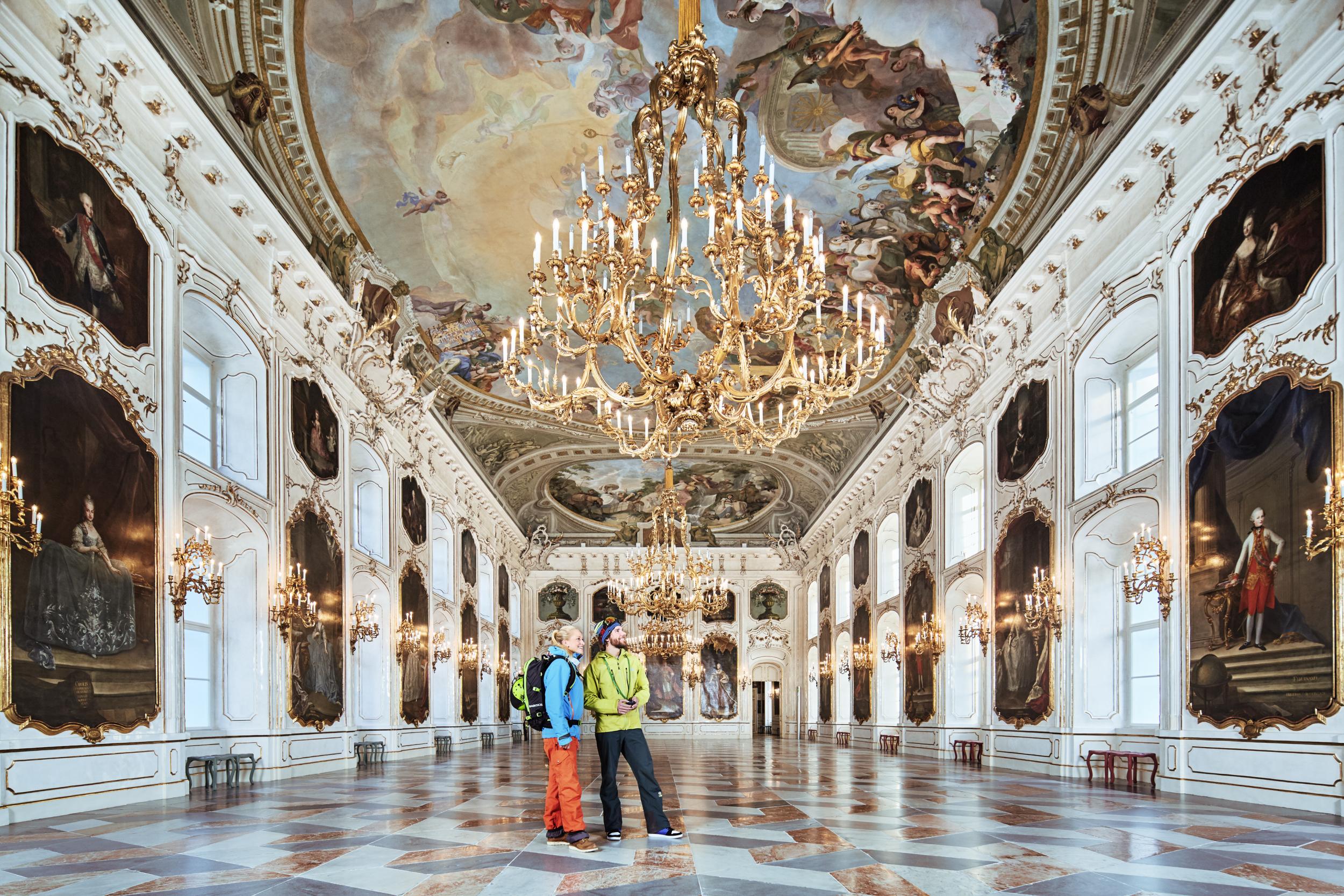 The Hofburg Imperial Palace was built in the 13th century