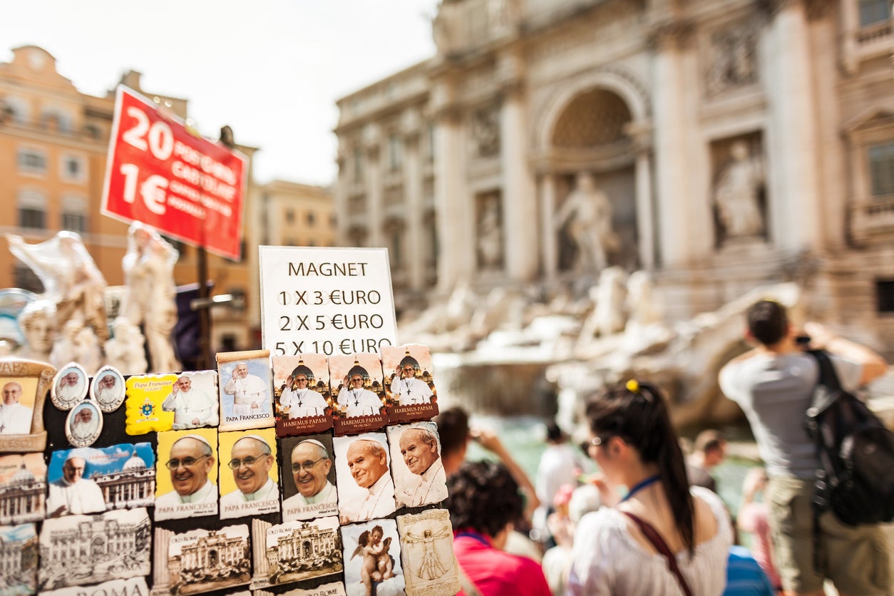 Souvenir stalls have been told to move away from attractions