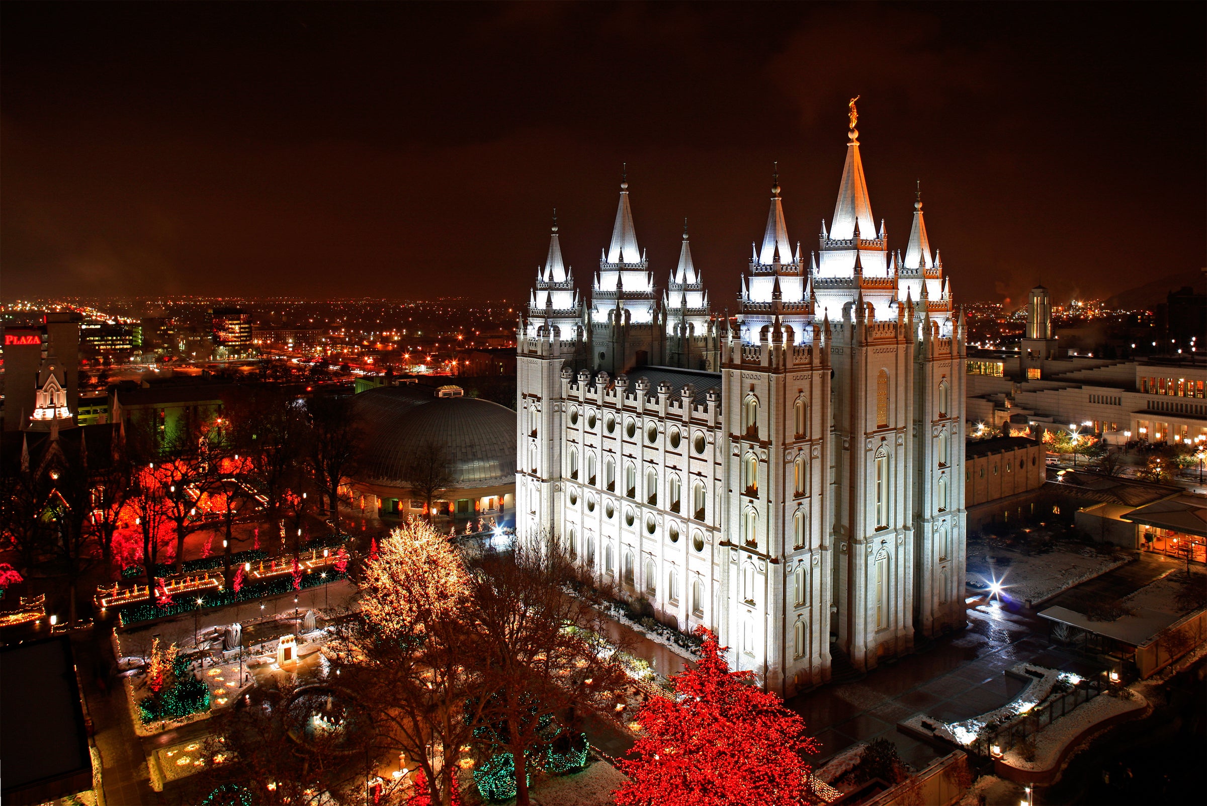 The impressive Salt Lake City Temple Square