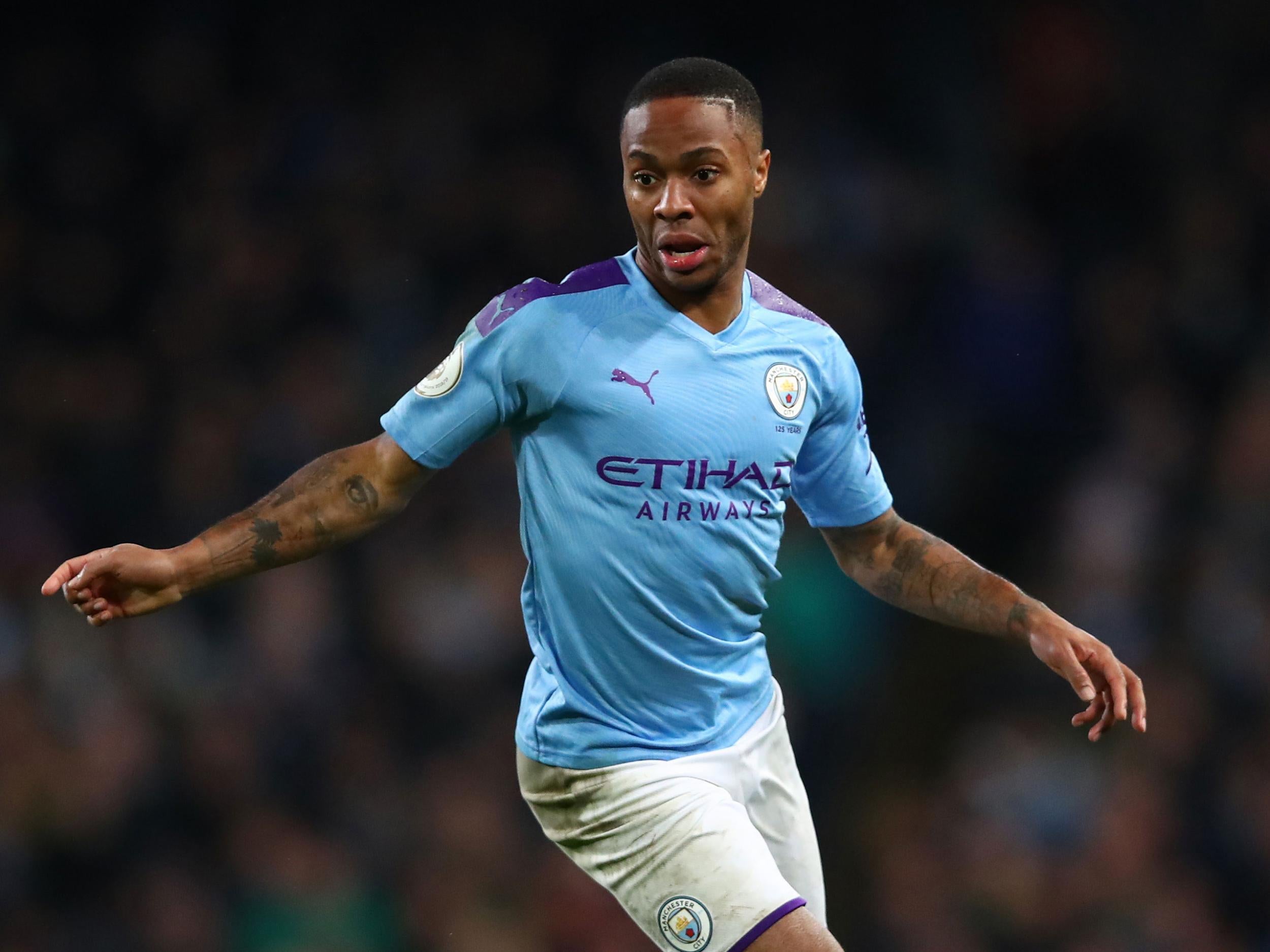 Manchester City forward Raheem Sterling