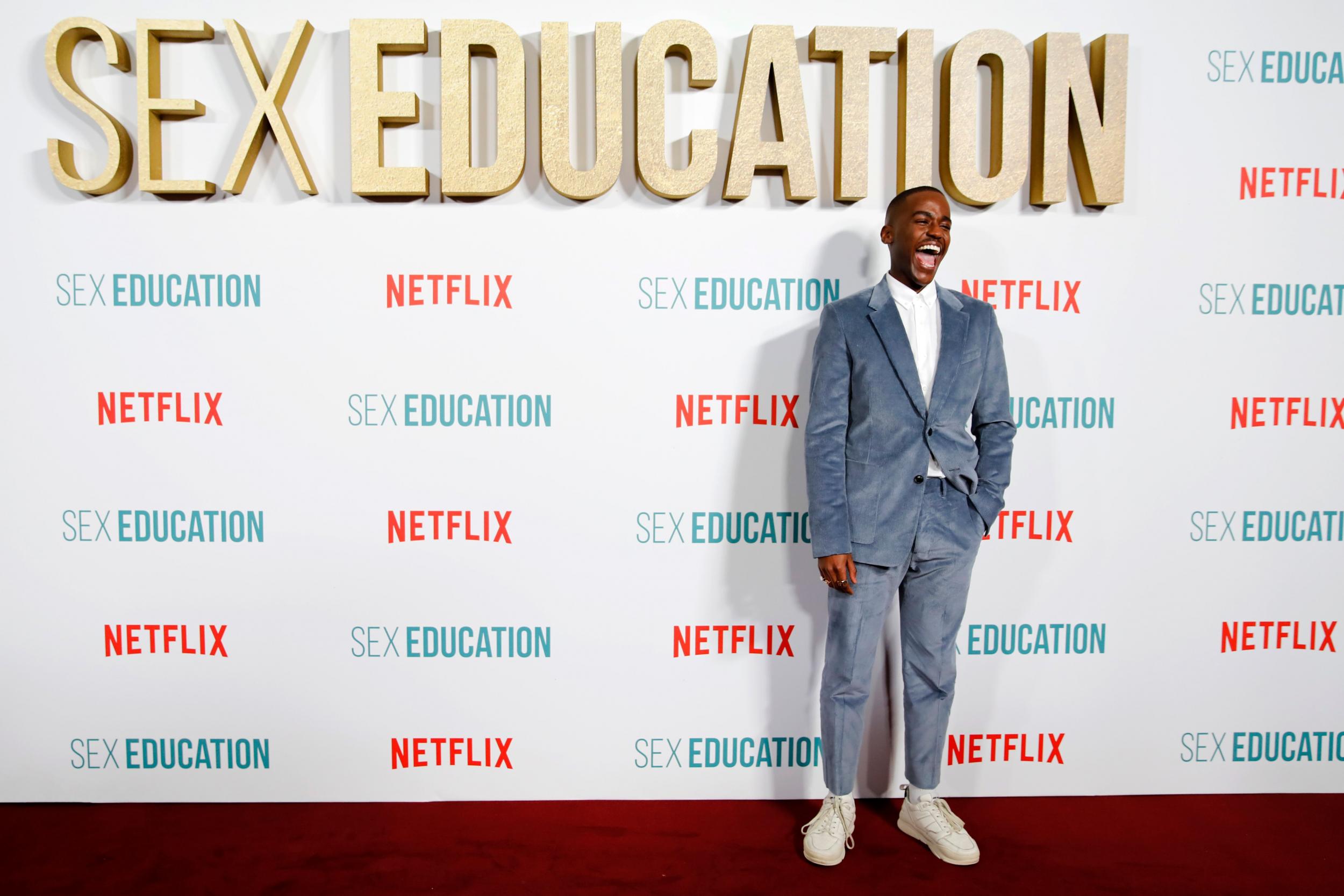 Ncuti Gatwa at the world premiere of Sex Education season two