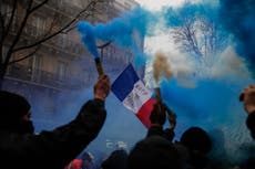 France strikes: Unions hold ‘black Friday’ protests as Macron unveils controversial pension reforms