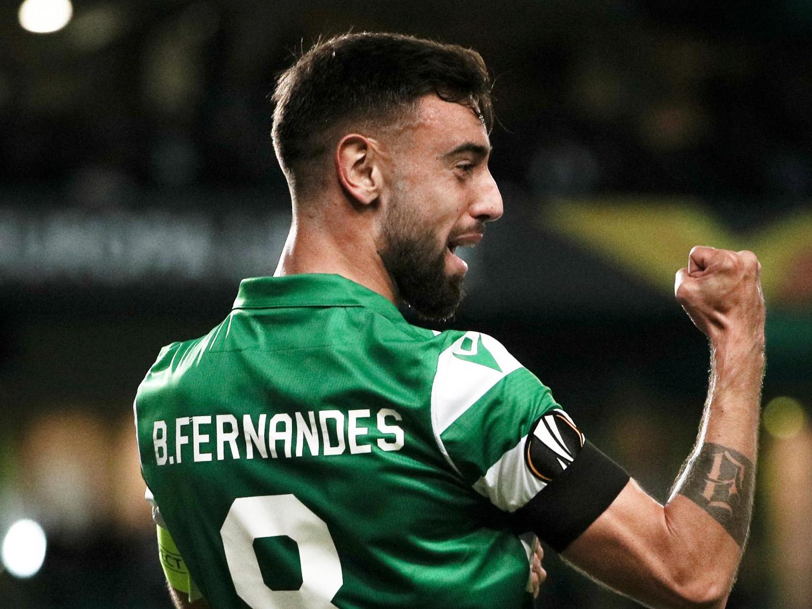 Sporting midfielder Bruno Fernandes