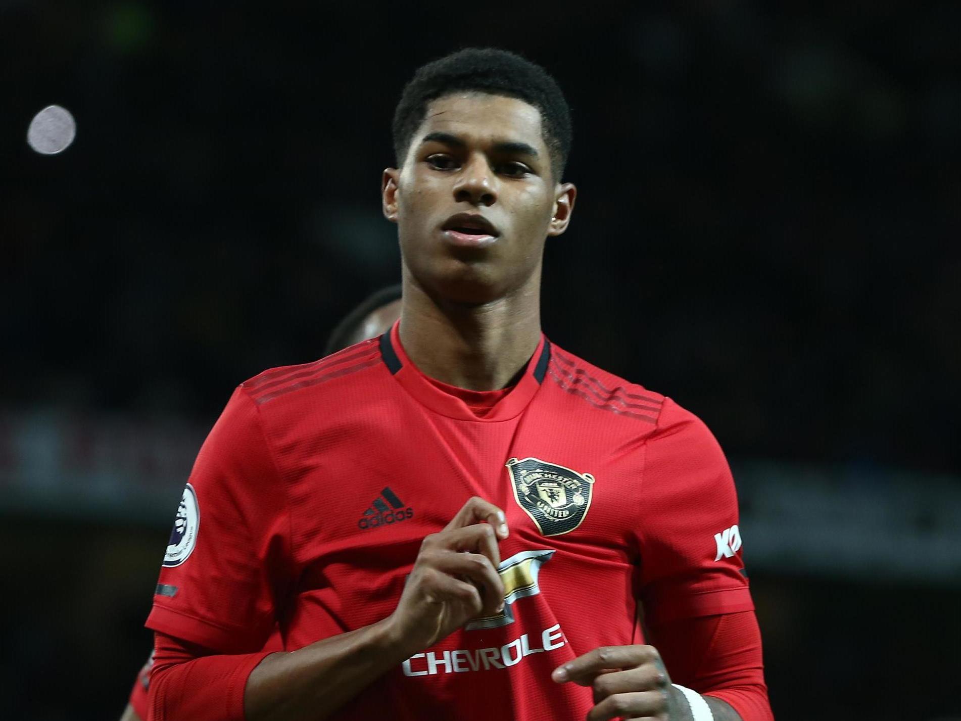 Manchester United striker Marcus Rashford