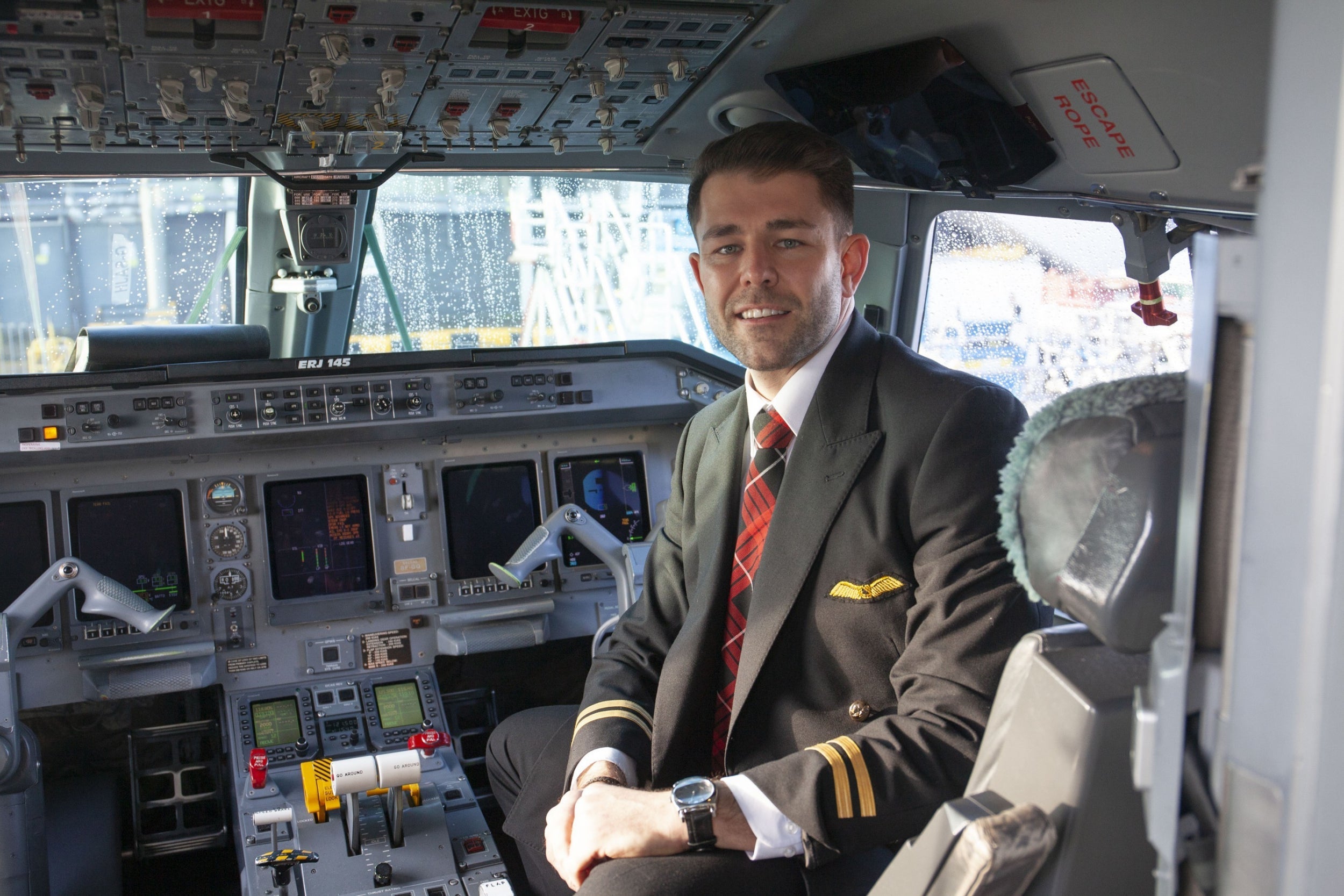 James Bushe, the first HIV-positive person to train as a commercial air pilot in Europe