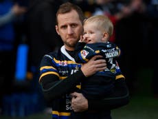 Rugby league unites to support Burrow in emotional final Leeds outing