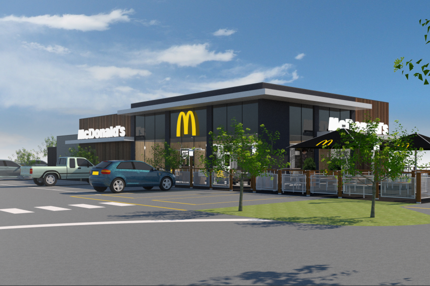 Plans for a McDonald's outside Oakham in Rutland have been approved by councillors