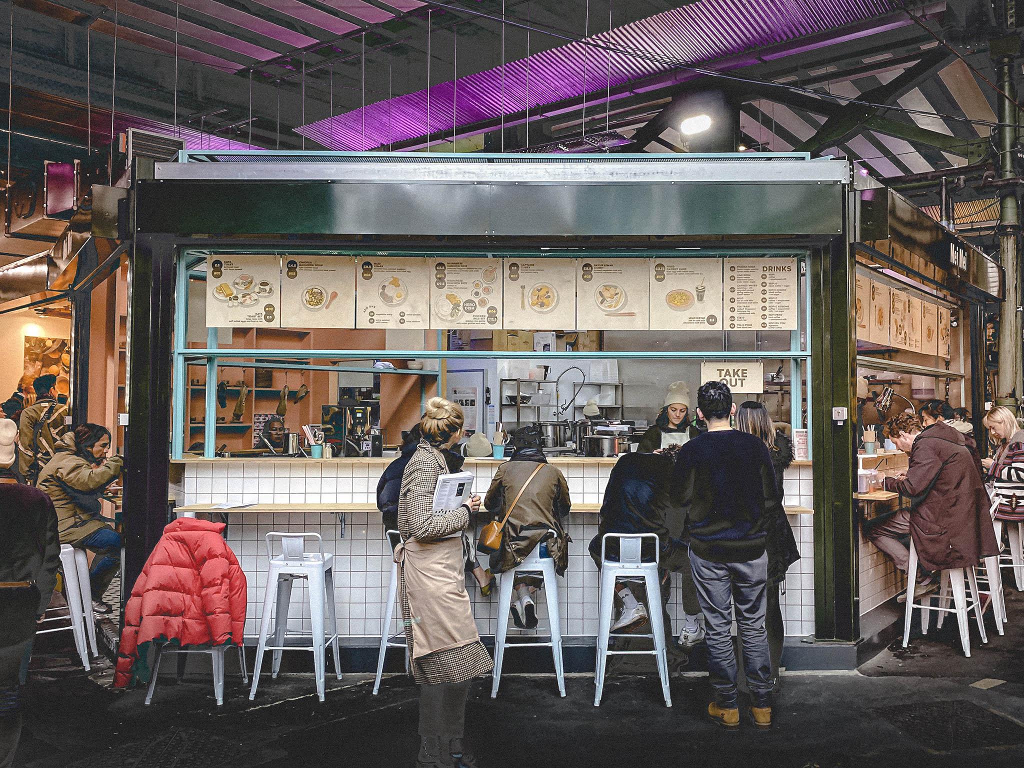 Set up by a former ‘MasterChef’ contestant, it’s a stall in central London’s most famous market