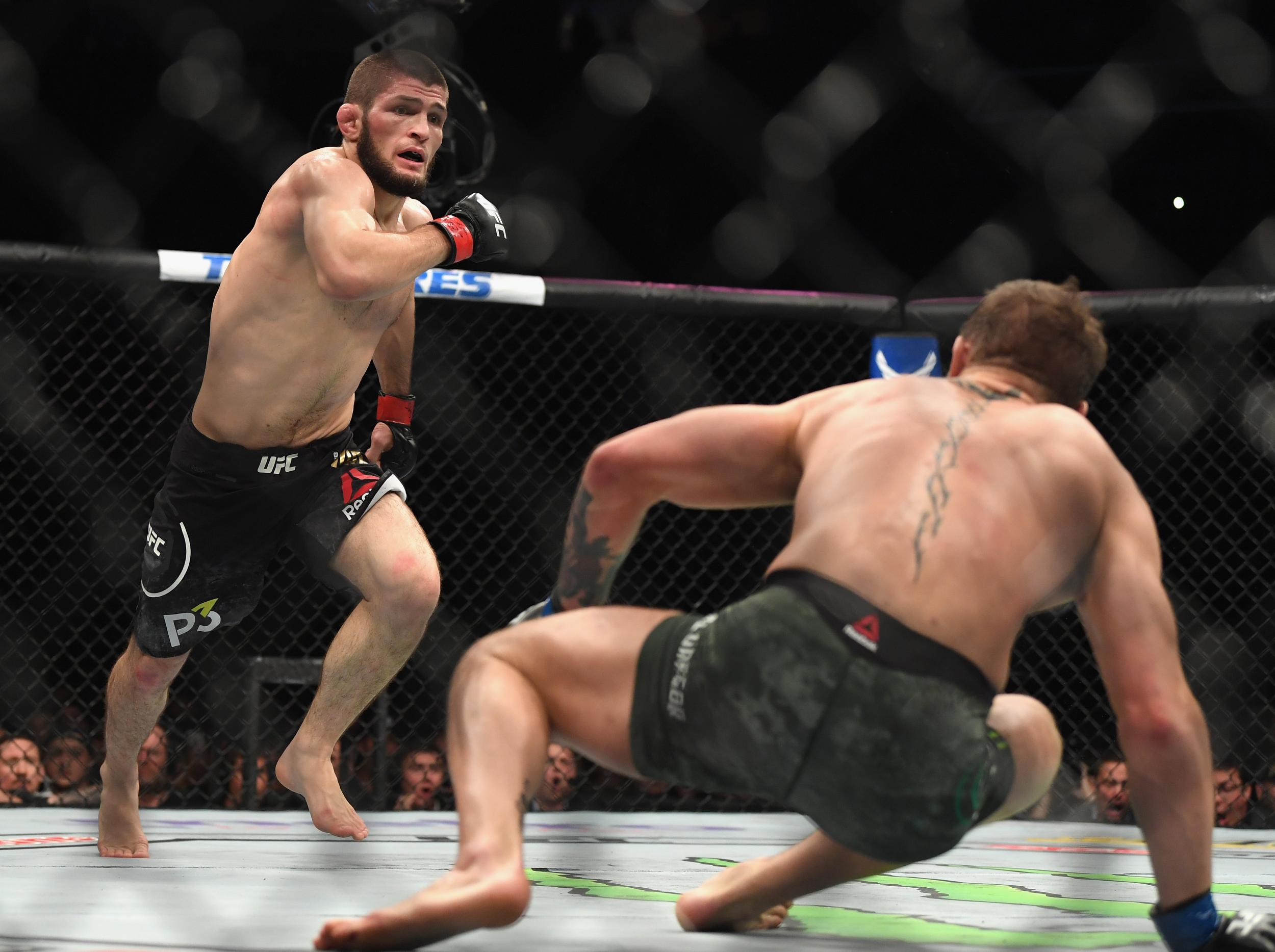 Khabib dropped McGregor early into the fight