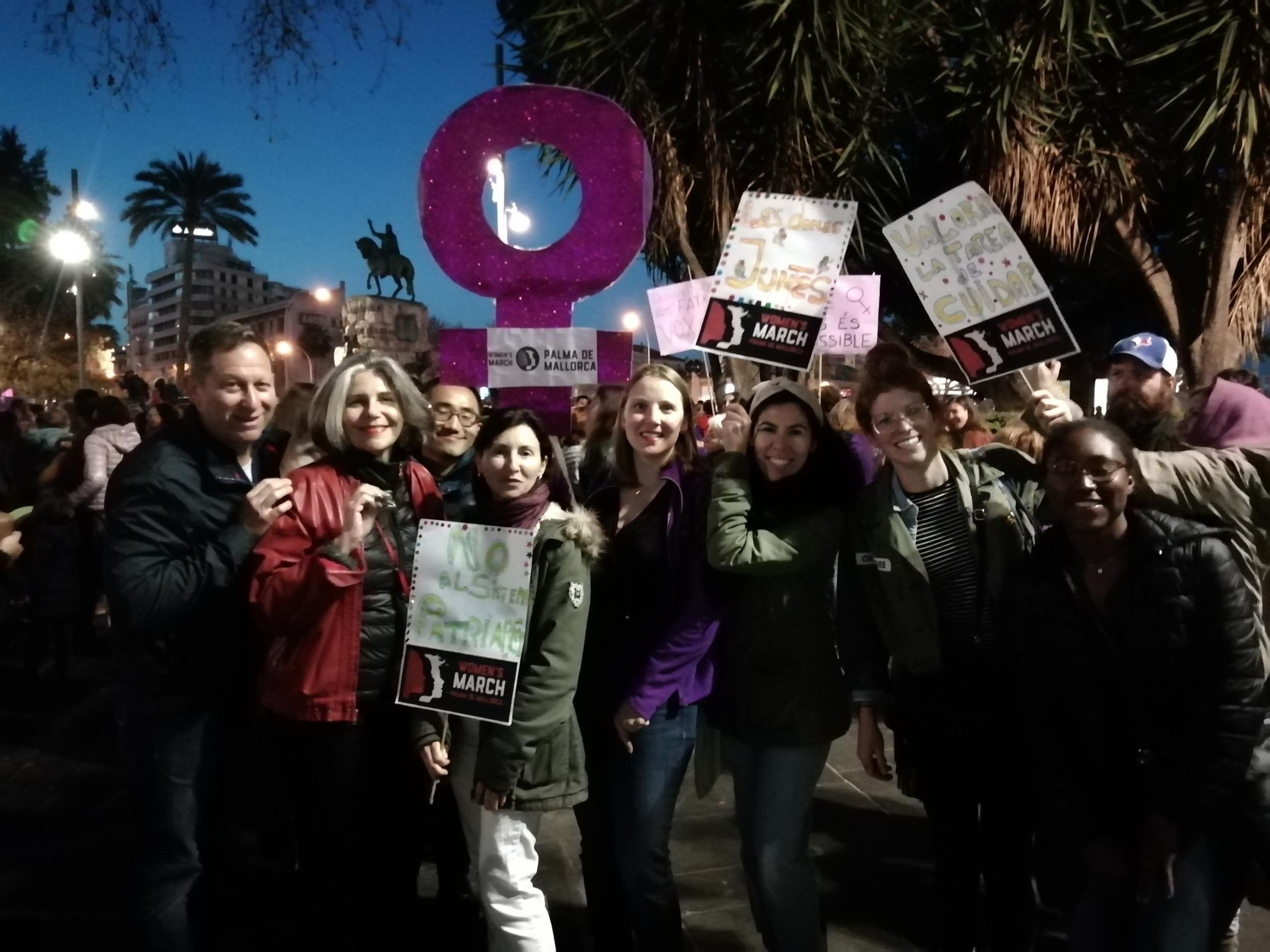 Women’s March protesters in Geneva